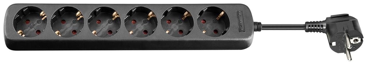 Pro AC power strip - 3m - Sort Strømkabel 4040849960505