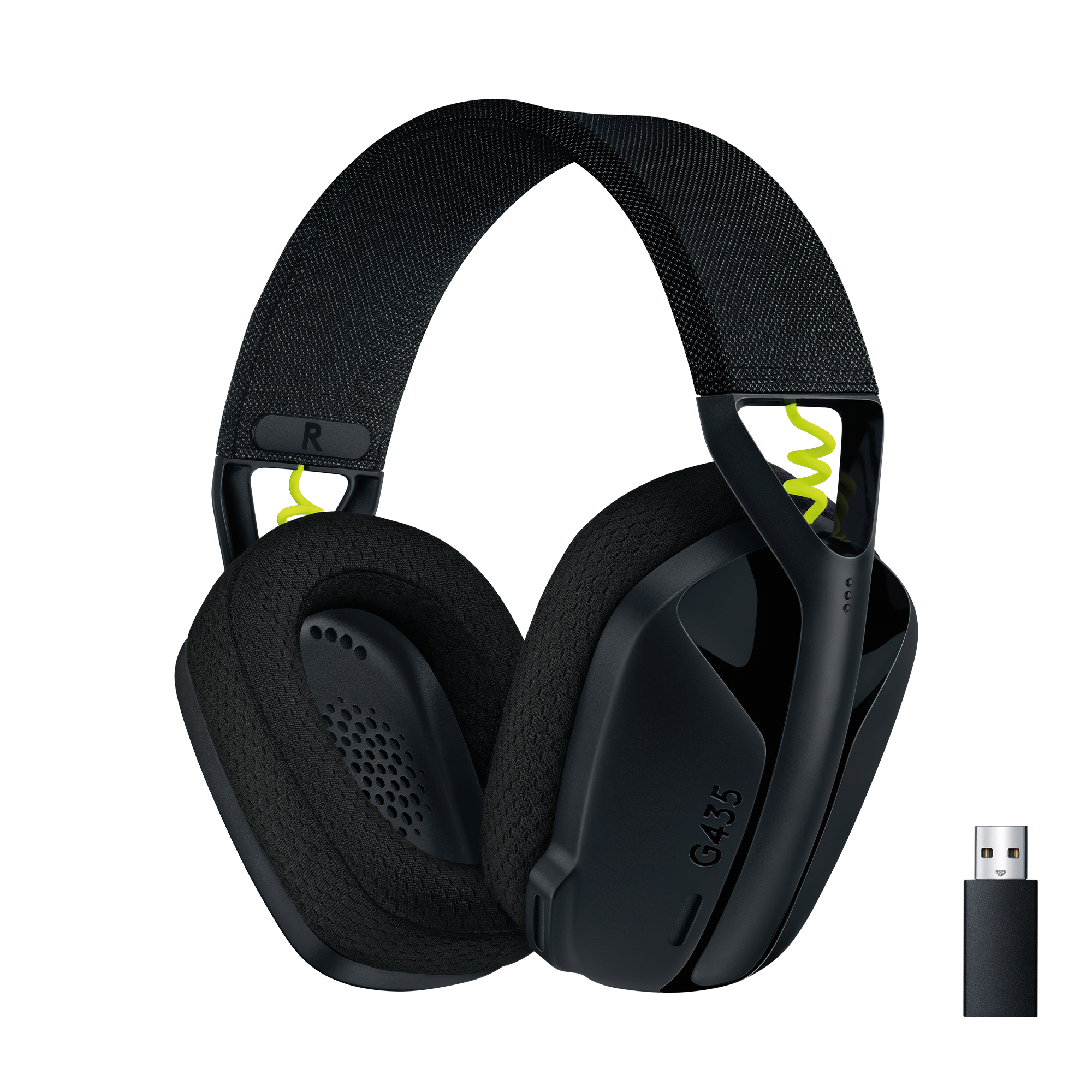 Logitech G435 LIGHTSPEED Trådløst Gaming Headset - Sort Hovedtelefoner Og Headset 981-001050