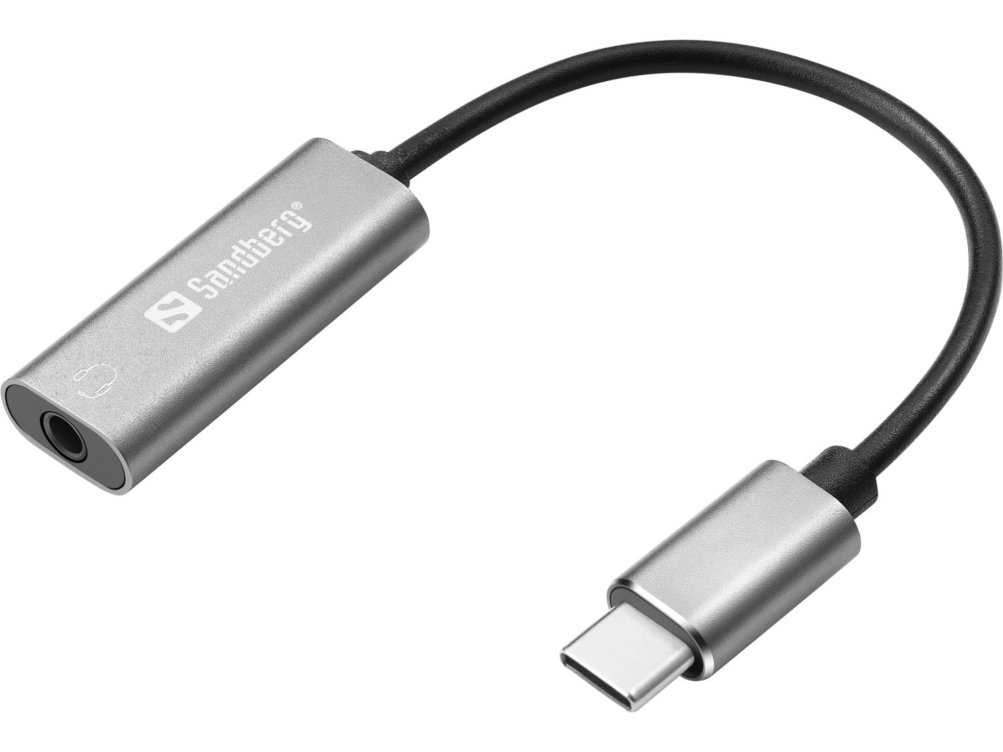 Sandberg USB-C Audio Adapter Usb Kabel Hvid 136-27