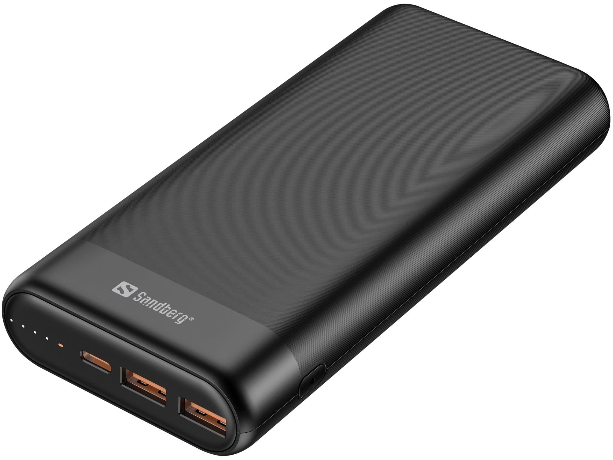 Sandberg Powerbank 20000 PD65W+2xQC3.0 - 20000 mAh Powerbank Sort 420-62