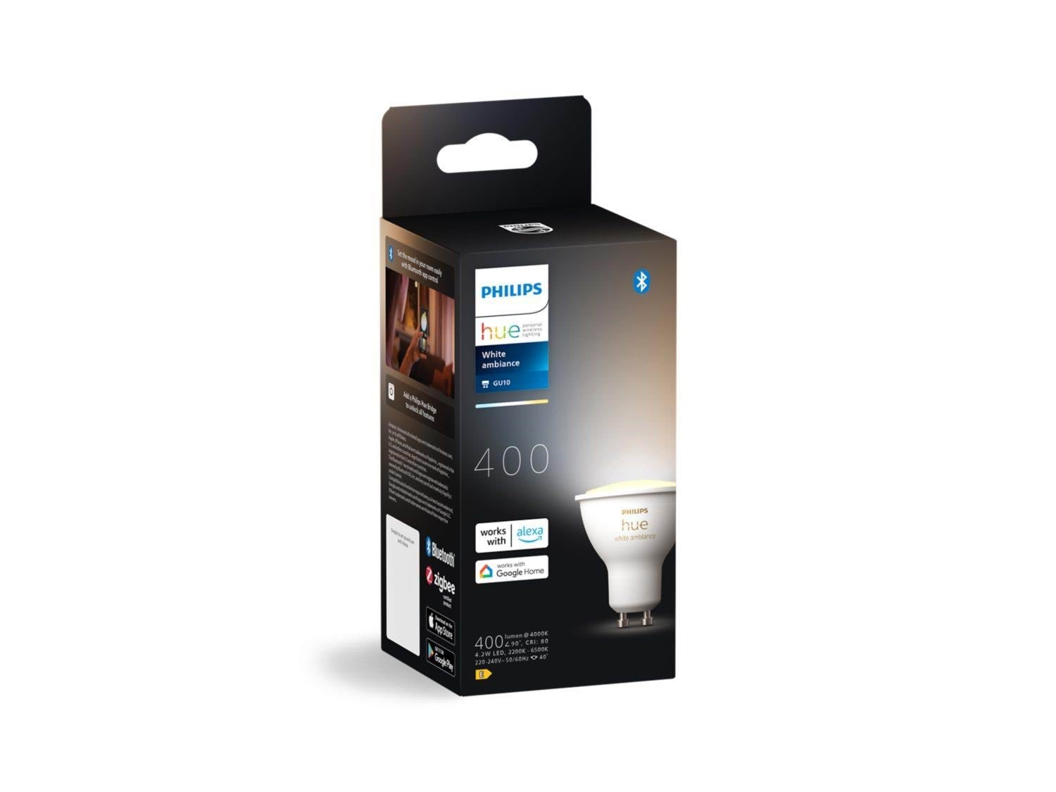 Philips Hue White Ambiance GU10 Spot - 1-Pak Smart Home 929003666701