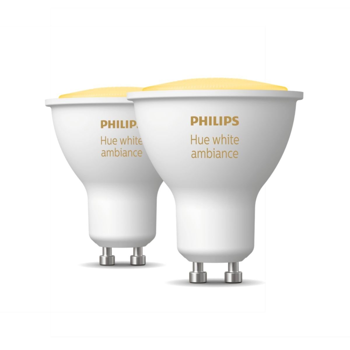 Philips Hue White ambiance GU10 intelligent spotpære (2-pak) Smart Home 929003666702