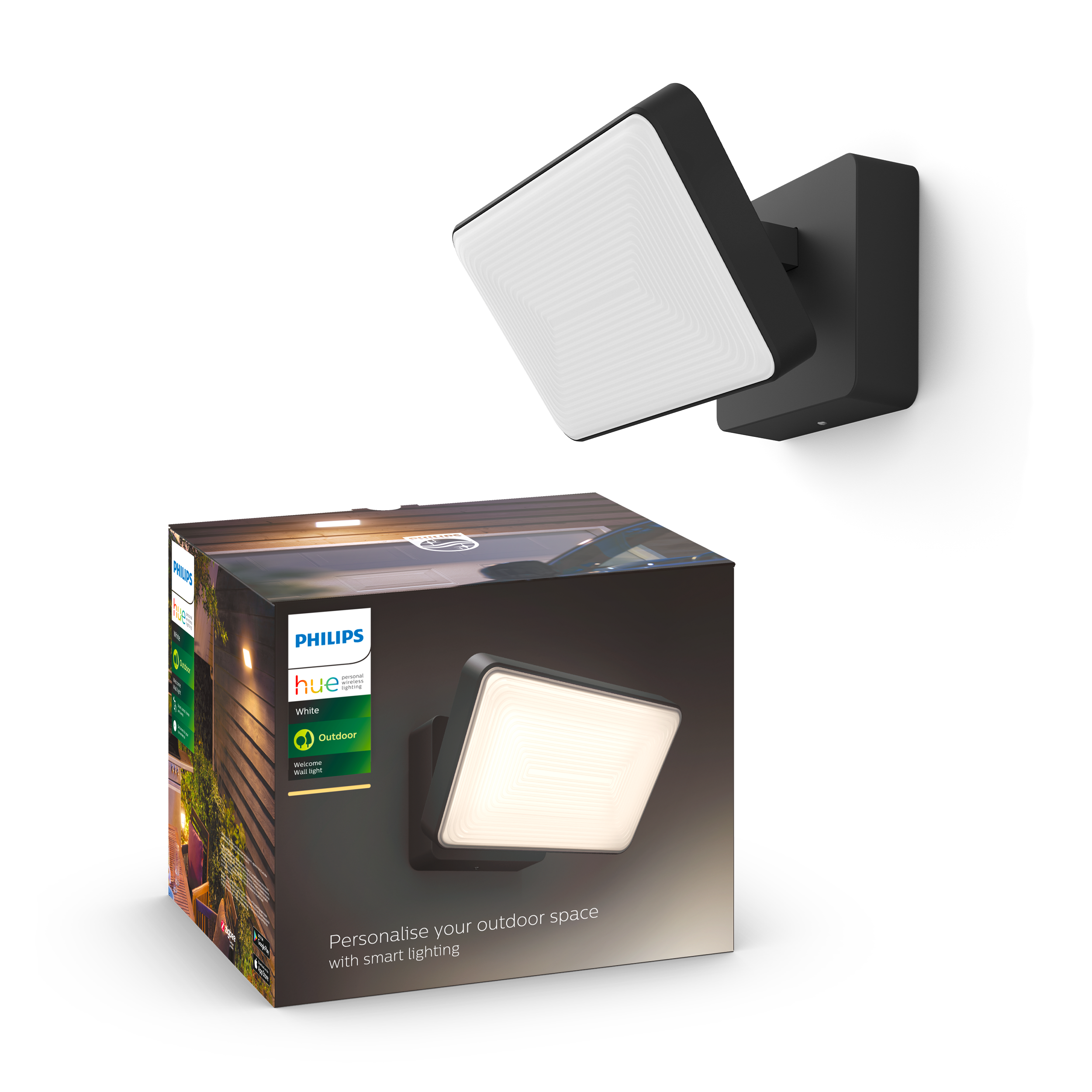 Philips Hue Welcome Udendørs Projektør - Sort Smart Home 915005731602
