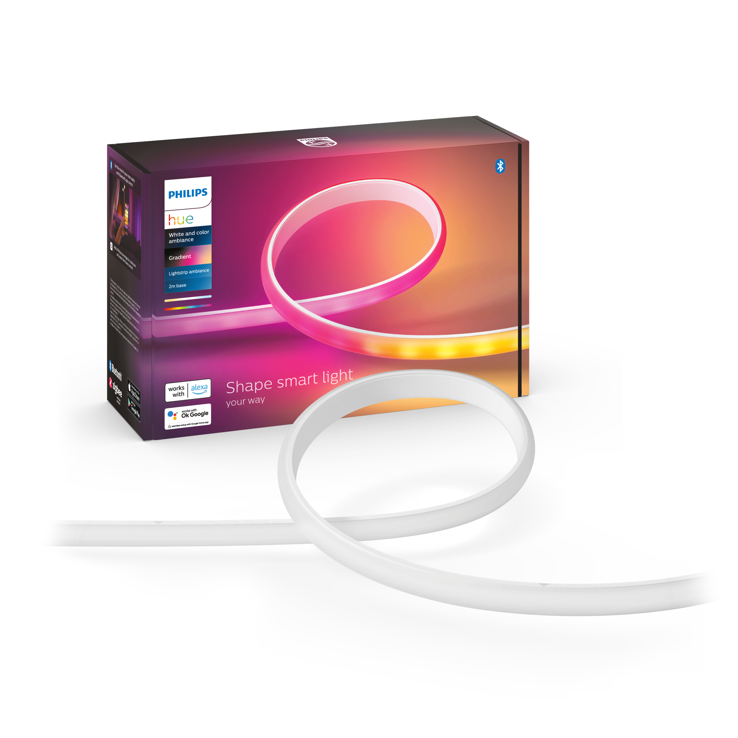 Philips Hue Gradient Lightstrip 2 meter startsæt — White and color ambiance