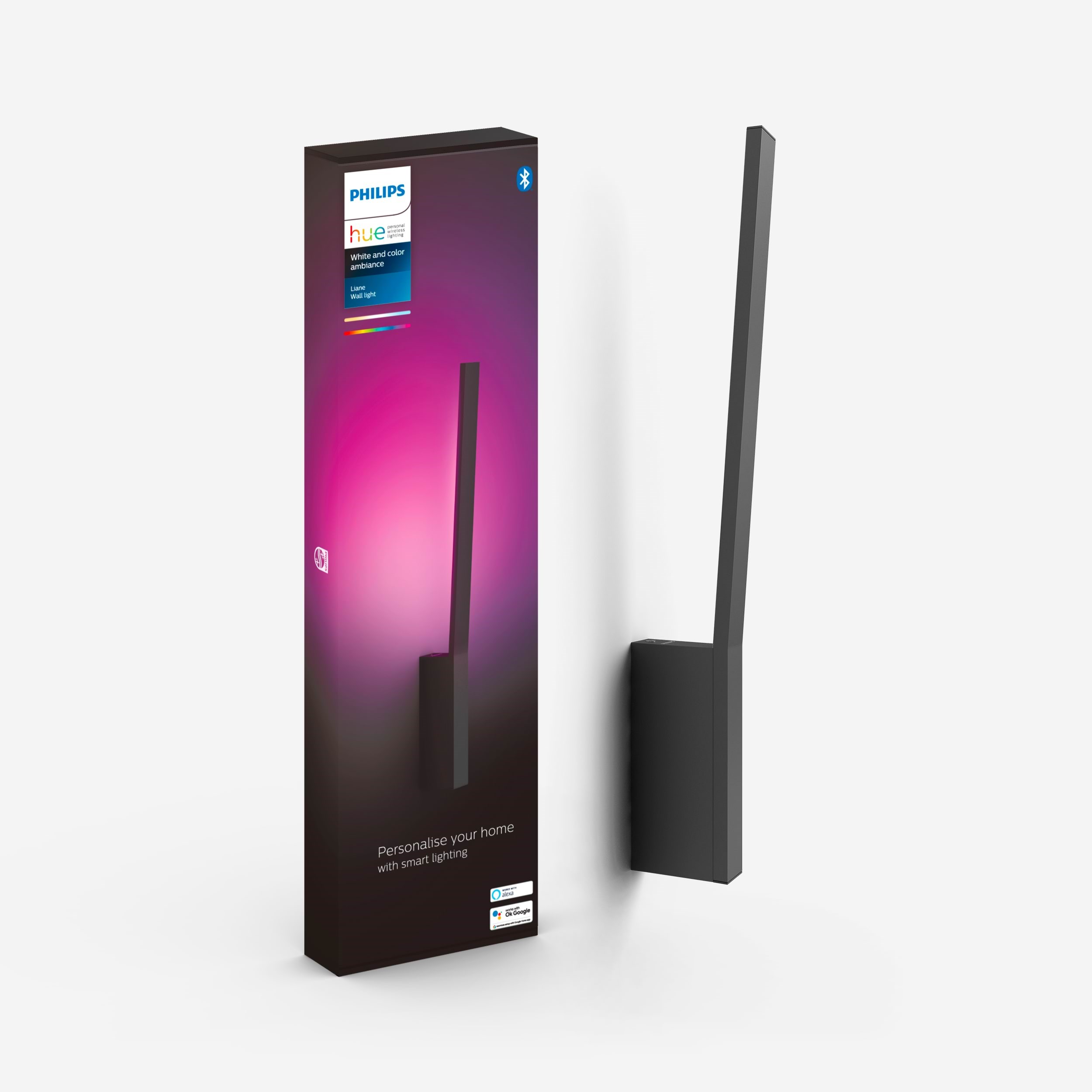 Philips Hue Liane Væglampe - Sort Smart Home 929003053101