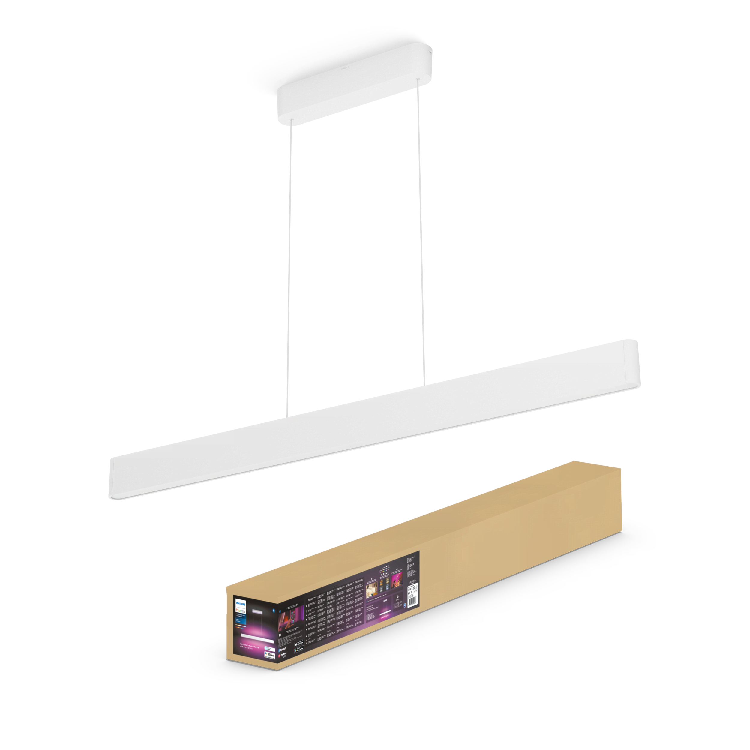 Philips Hue Ensis pendel (hvid) White and color ambiance Smart Home 929003053301