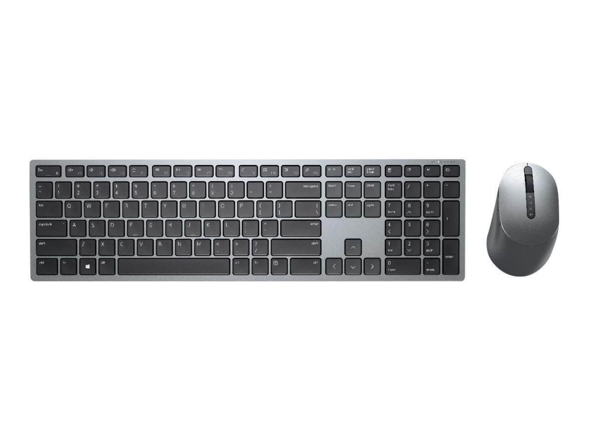 Dell Premier Multi-Device - Tastatur & Mus sæt - Nordisk - Grå Tastatur KM7321WGY-NOR