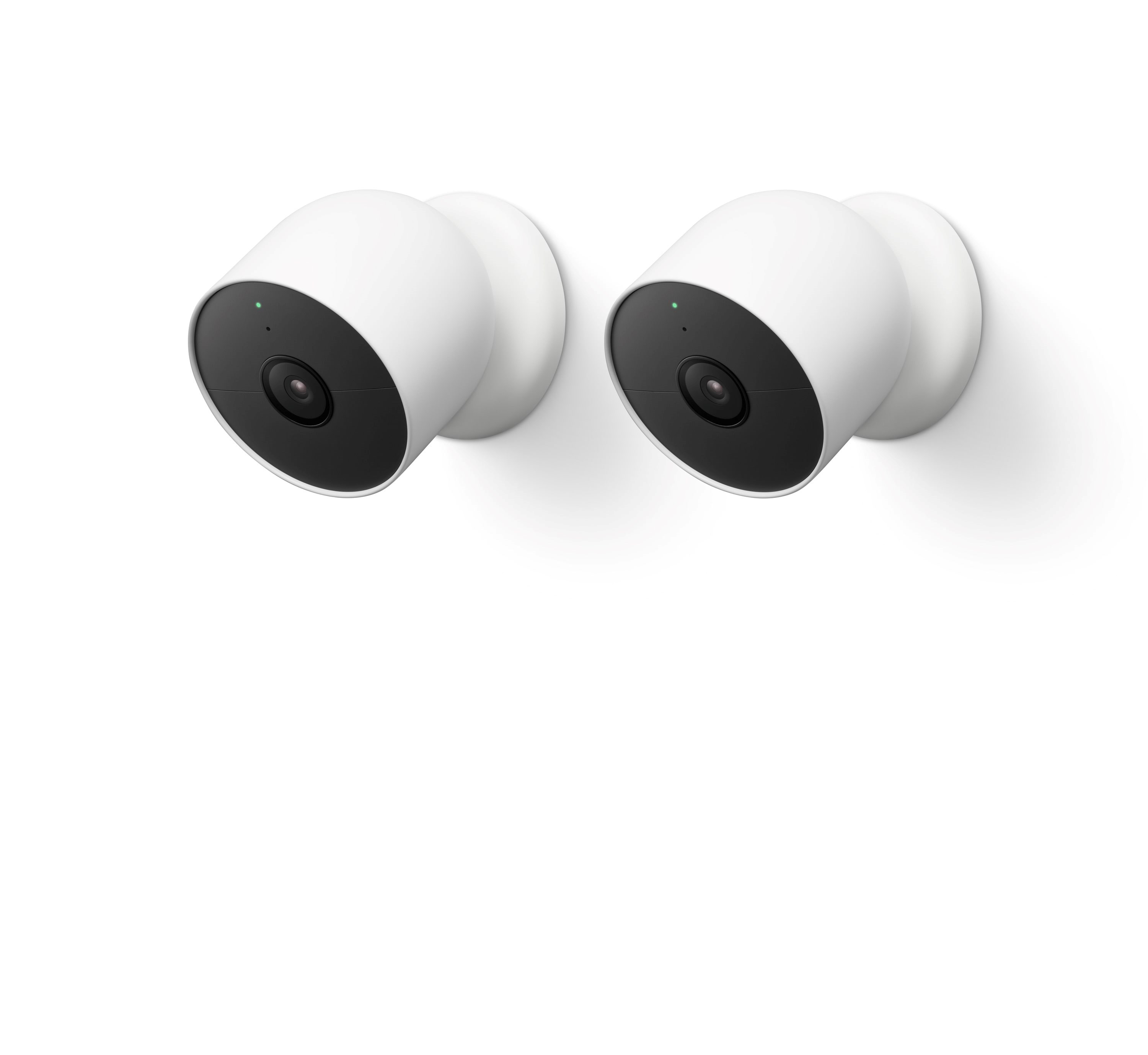 Google Nest Cam - Batteridrevet Udendørs/Indendørs Sikkerhedskamera 2-Pak Smart Home GA01894-NO