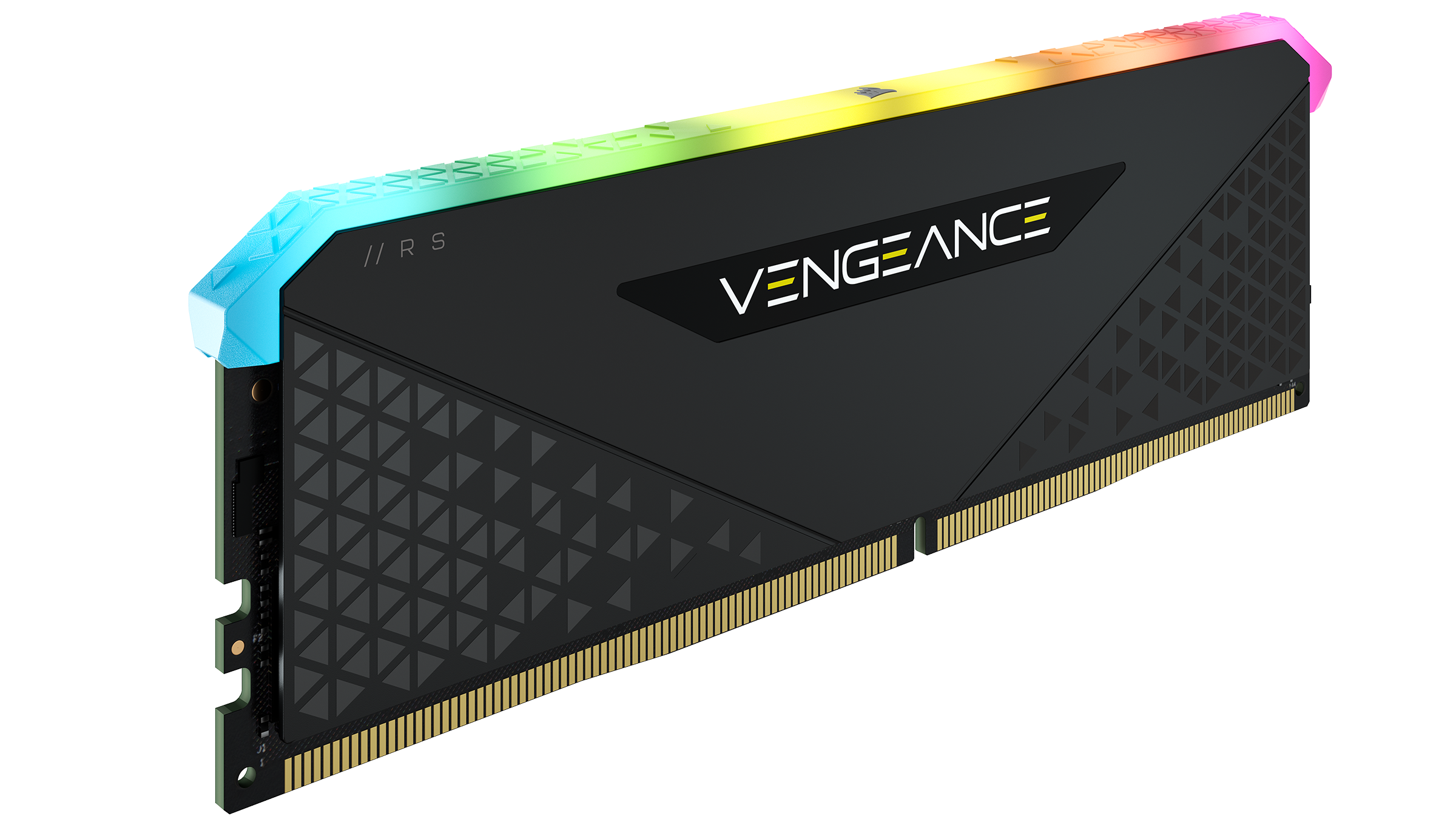 Corsair Vengeance RGB RS DDR4-3200 - 8GB - CL16 - Single Channel (1 pcs) - AMD Optimized - Sort med RGB Ram CMG8GX4M1E3200C16