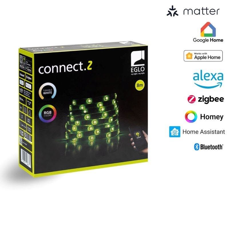 EGLO CONNECT.Z SMART stripe sæt M/FARVER(RGB) OG TUNABLE WHITE Smart Home 99687