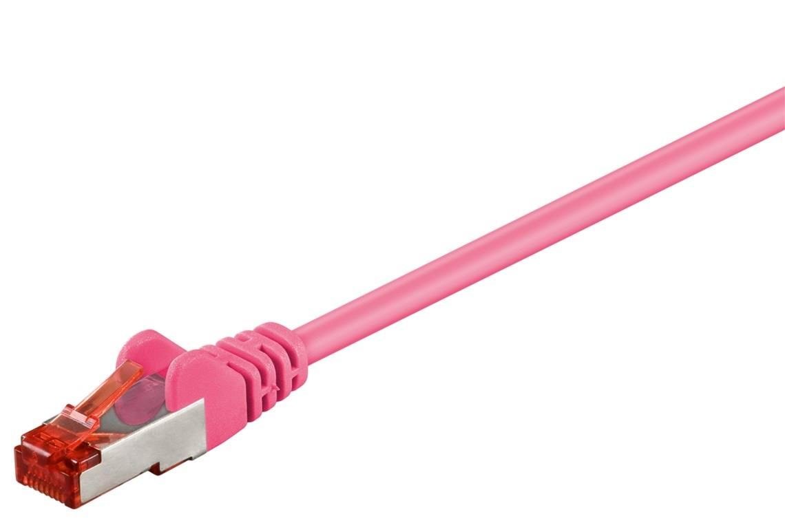 Pro LAN CAT 6 S/FTP - Pink - 0.5m Netværkskabel 4040849954658