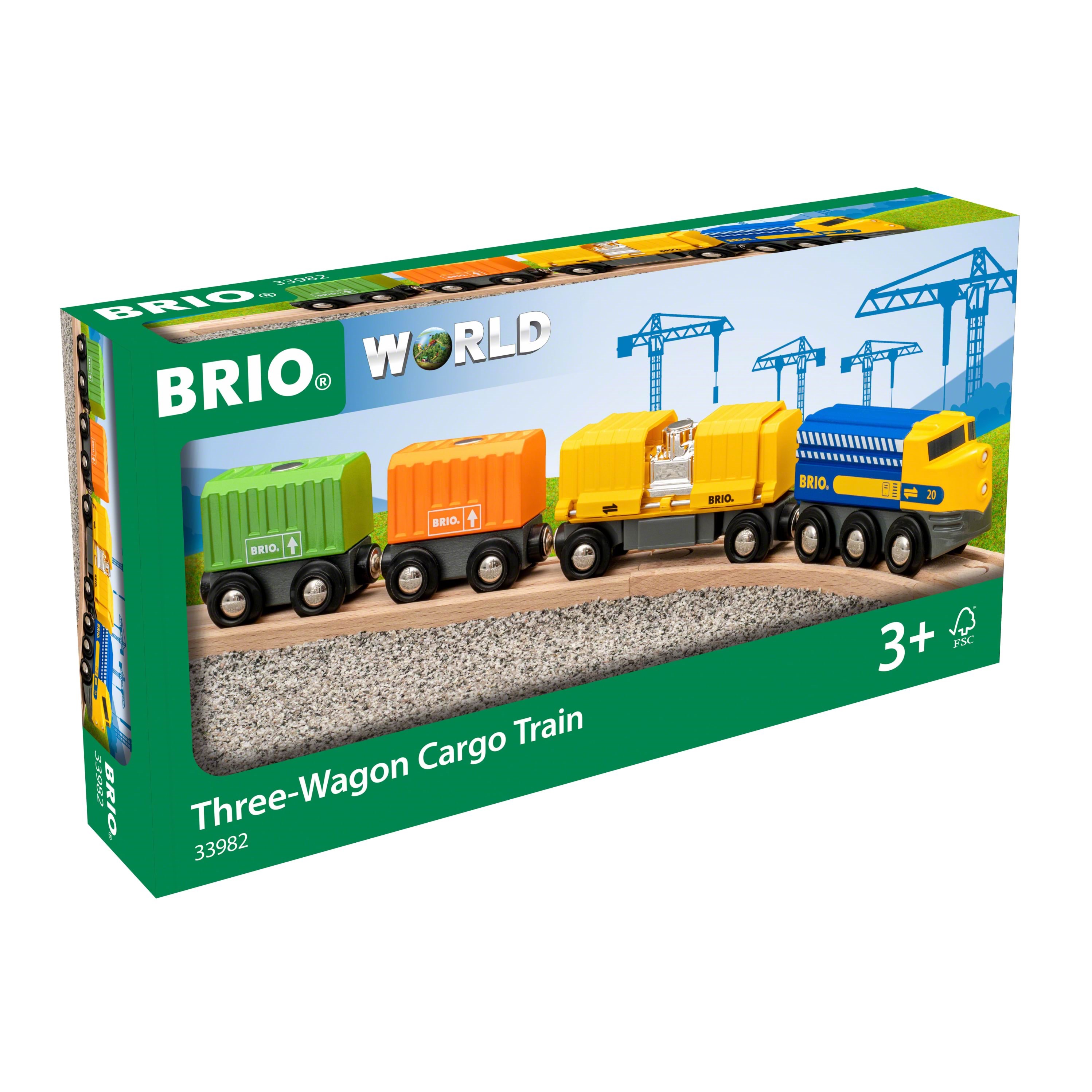 Brio 33982 Godstog med tre vogne Brio Tog