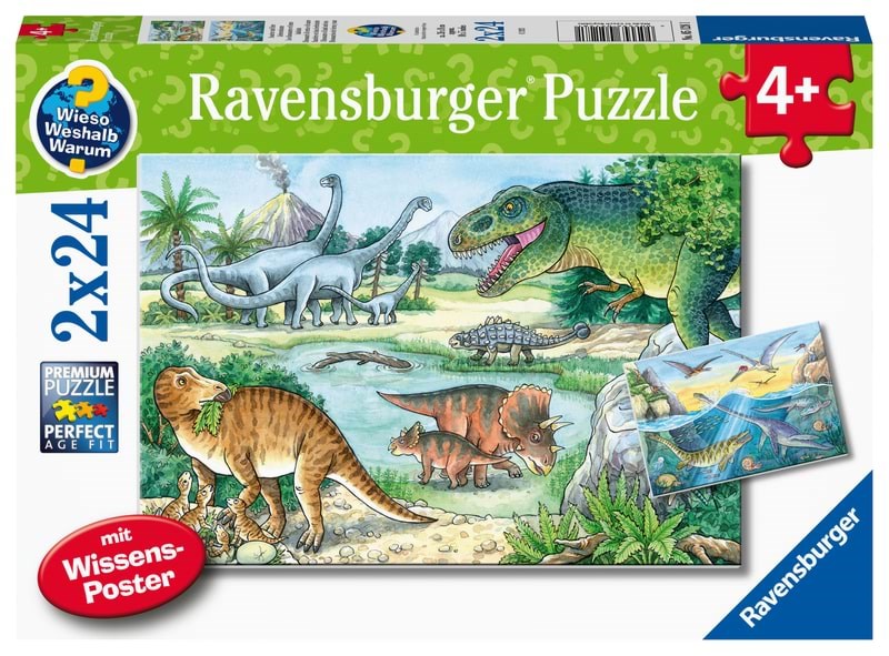 Ravensburger Dinosaurs Of Land And Sea 2x24p