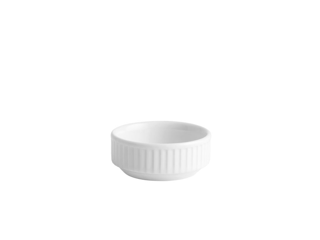 Pillivuyt Plissé Miniskål 7 x 3 cm Hvid Borddækning 3050910344562