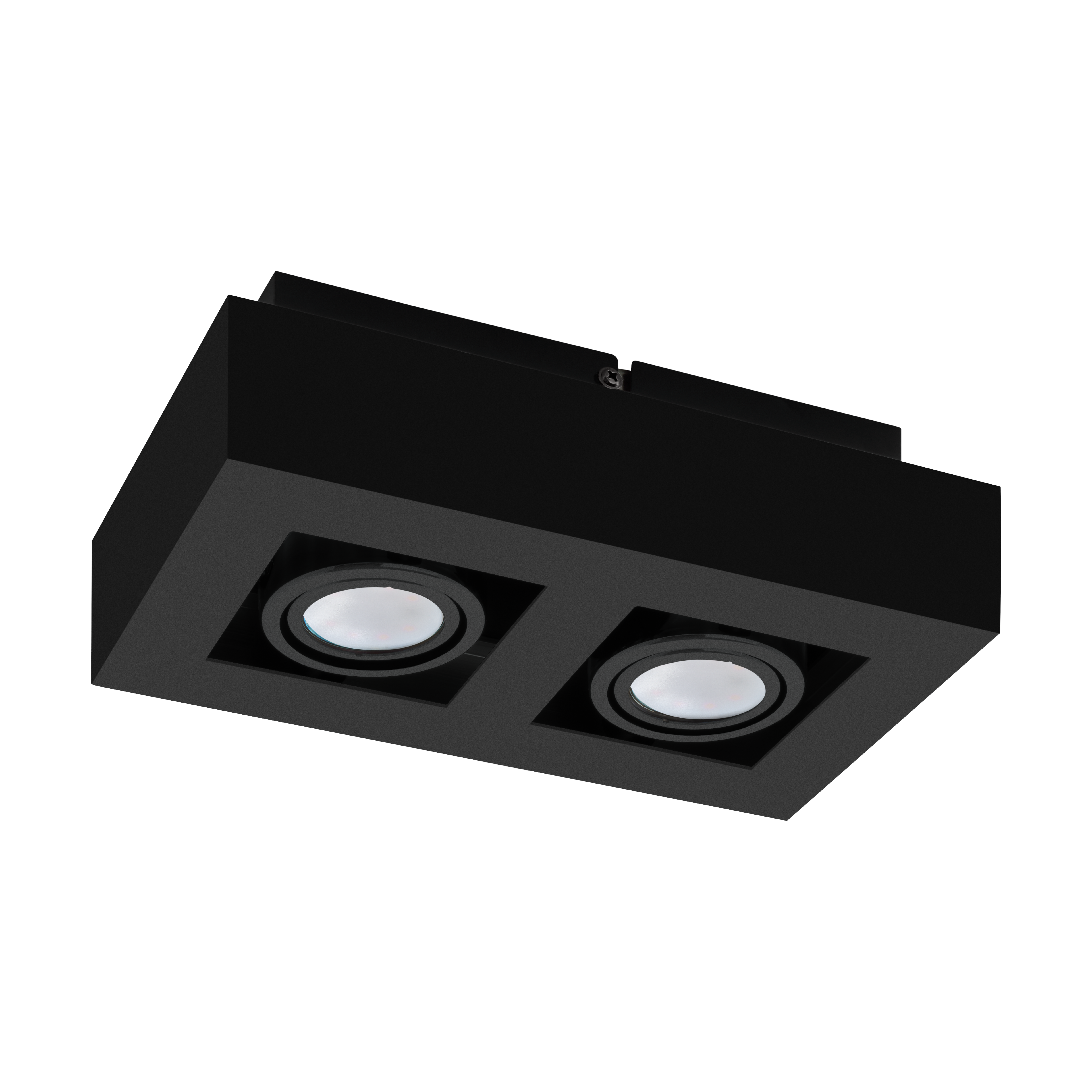EGLO MENDOZA loftlampe 2x5W LED GU10, sort Lampe 31063
