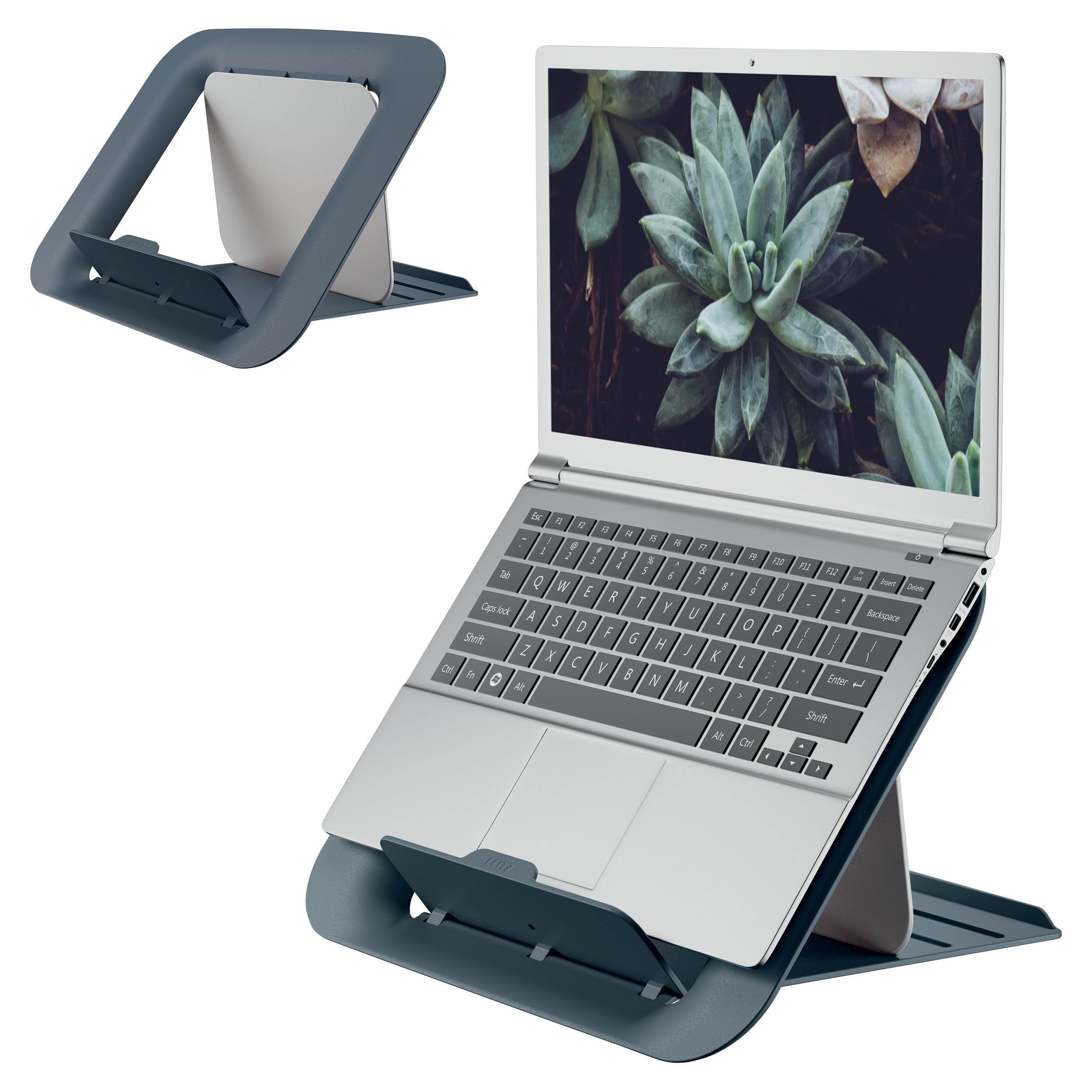 Leitz Ergo Cosy justerbar laptop stand, 80% recirkuleret plast Fløjlsgrå Systemtilbehør 64260089