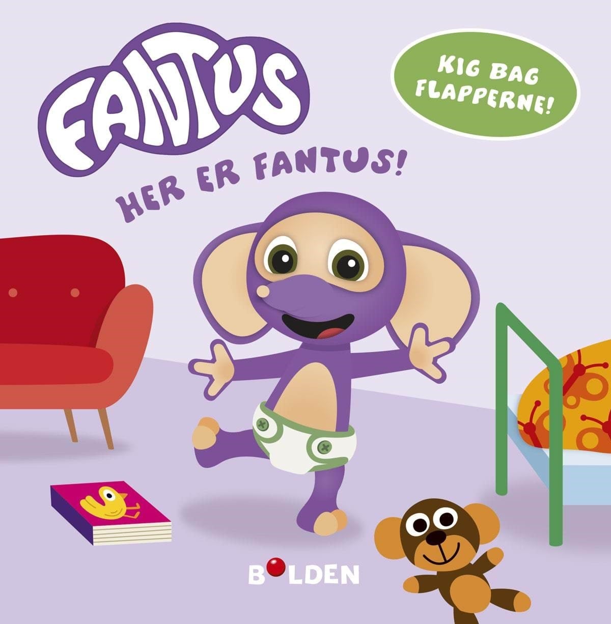 Fantus - Her er Fantus! - Børnebog - Hardcover Børnebog 9788772056227