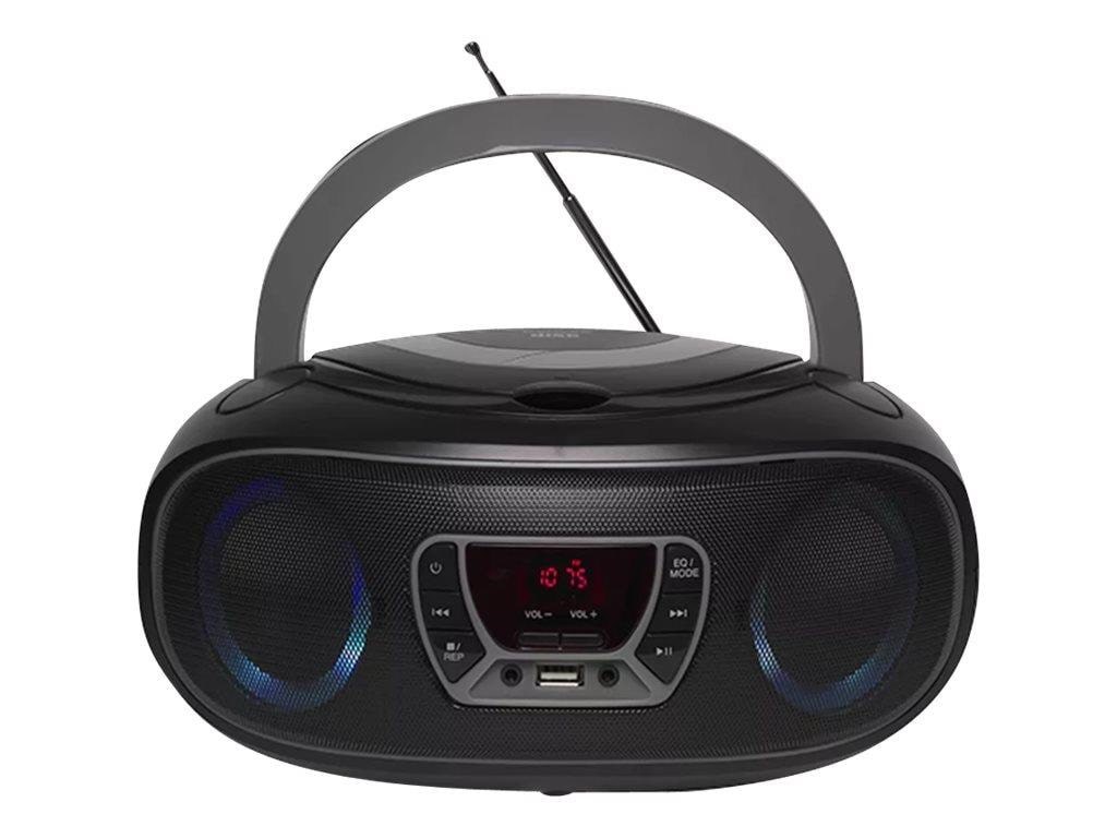 DENVER TCL-212BT - Black - Boombox - CD - FM - USB - Bluetooth Cd Afspiller TCL-212BTGREY