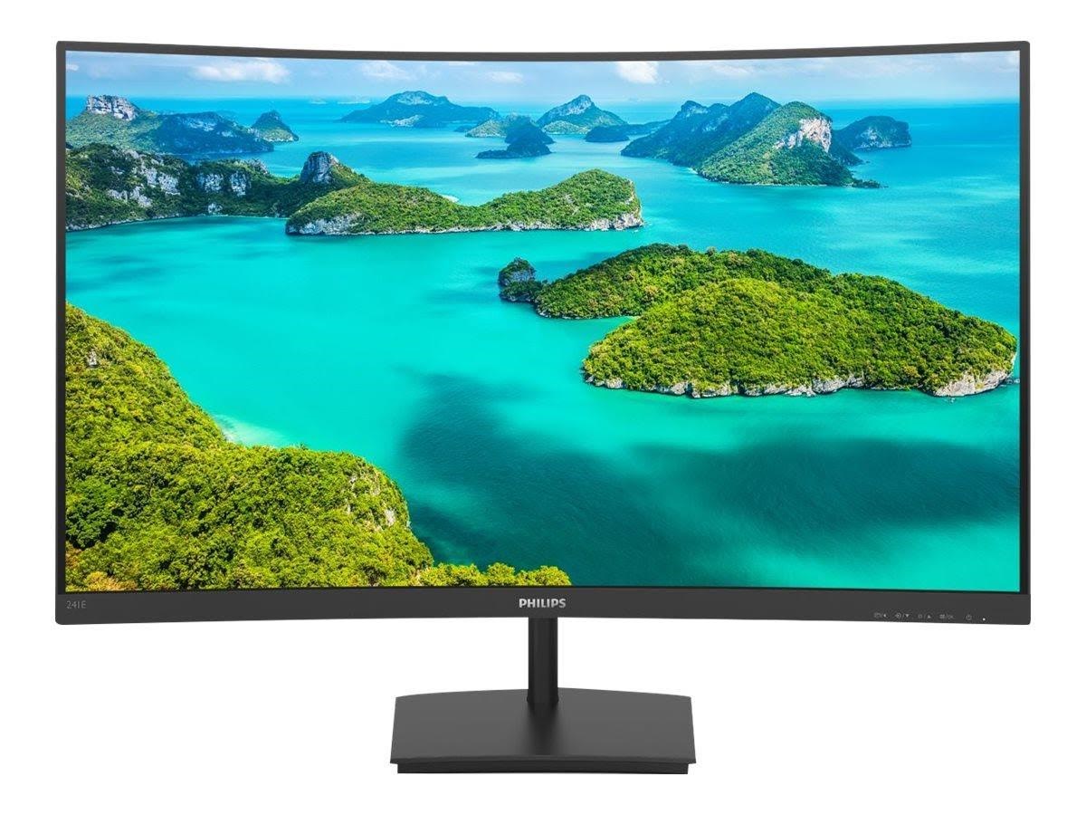 24" Philips E-line 241E1SC - 1920x1080 (FHD) - 75Hz - VA Computerskærm Black 241E1SC/00