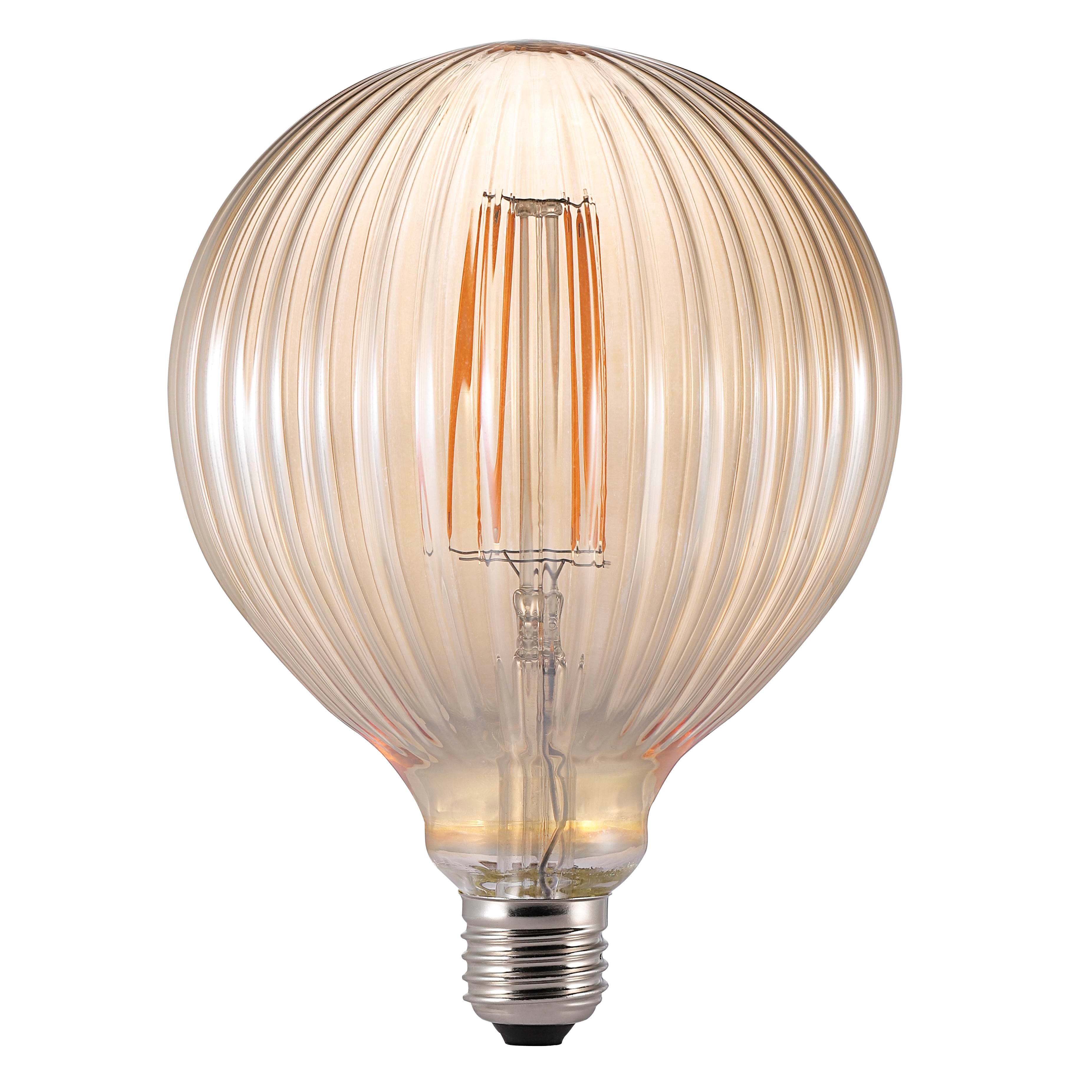 Nordlux LED pære Avra Stripes 2W/822 ravgul E27 Lyskilde 1422070