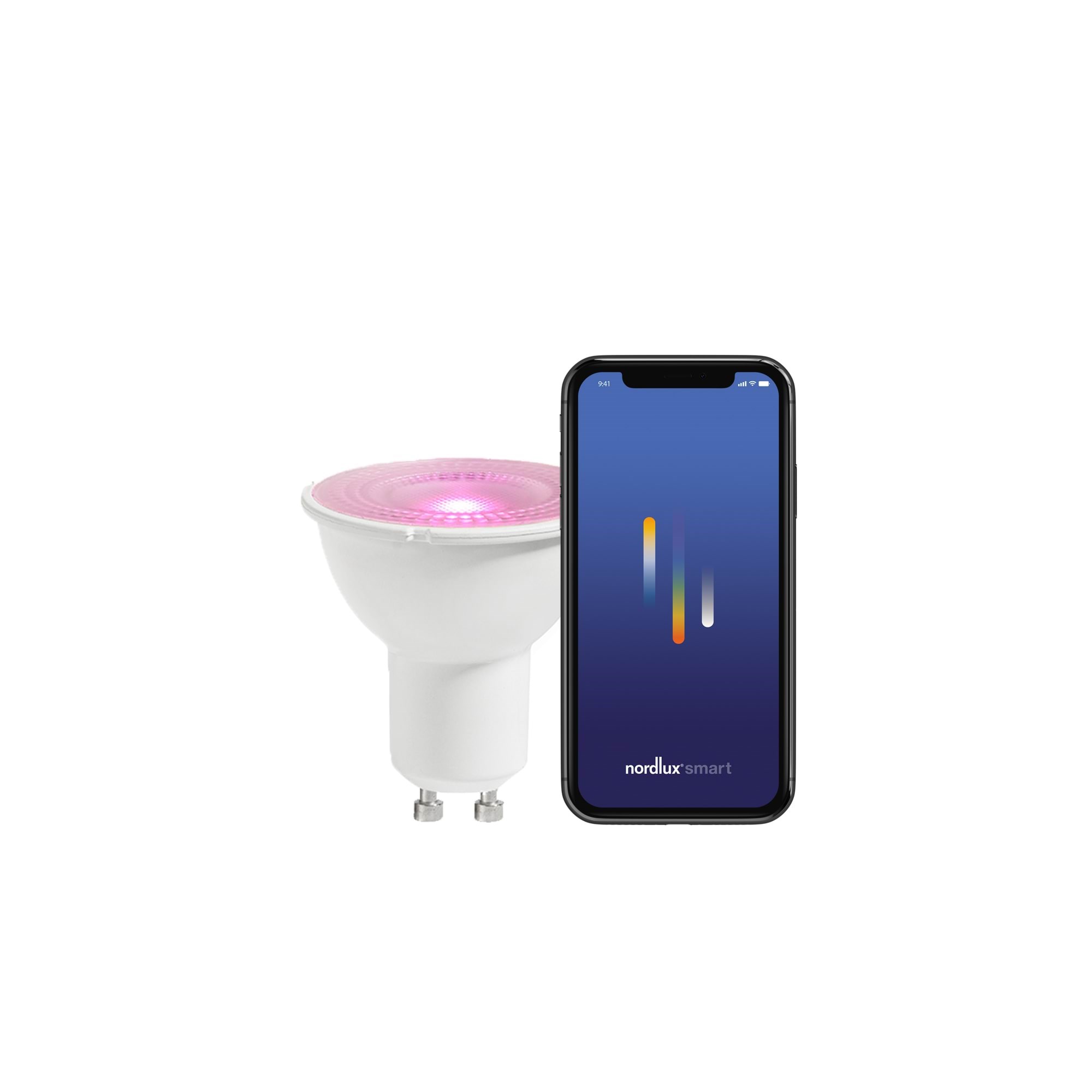 Nordlux Smart Color 4,7W LED GU10, klar Smart Home 2170081000