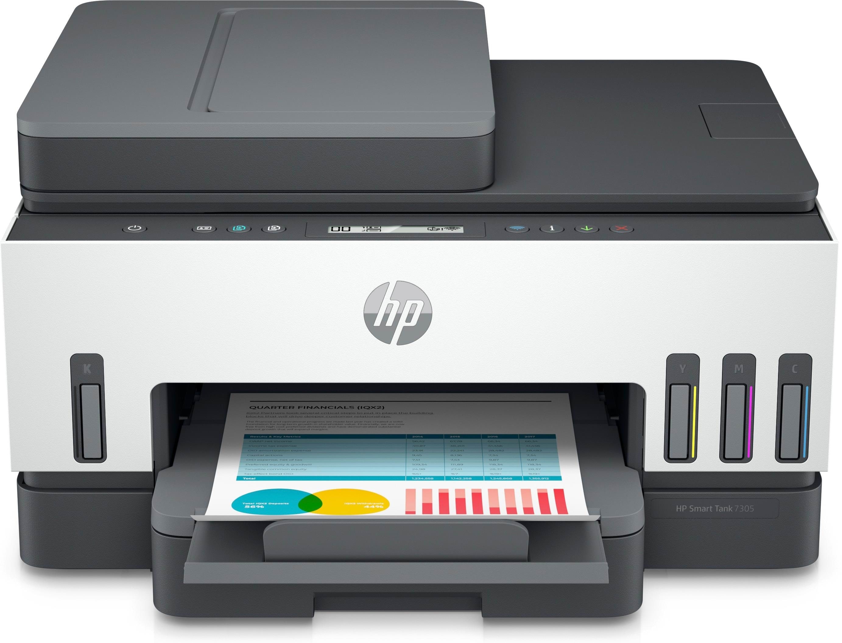 HP Smart Tank 7305 All-in-One Multifunktion - Farve - Blæk