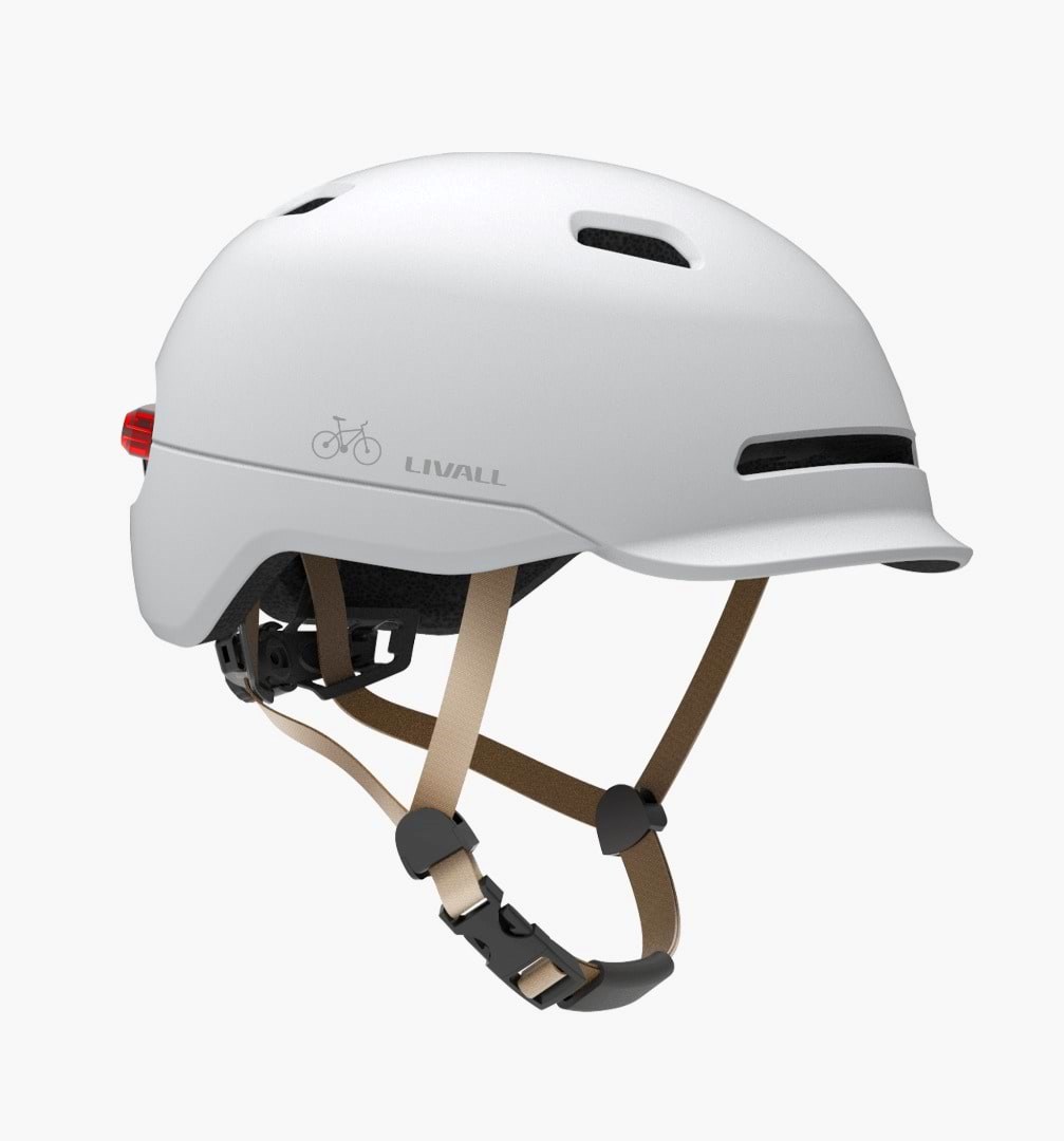 Livall C20 Smart Commuter Hjelm - Large - Hvid El Løbehjul 73940025