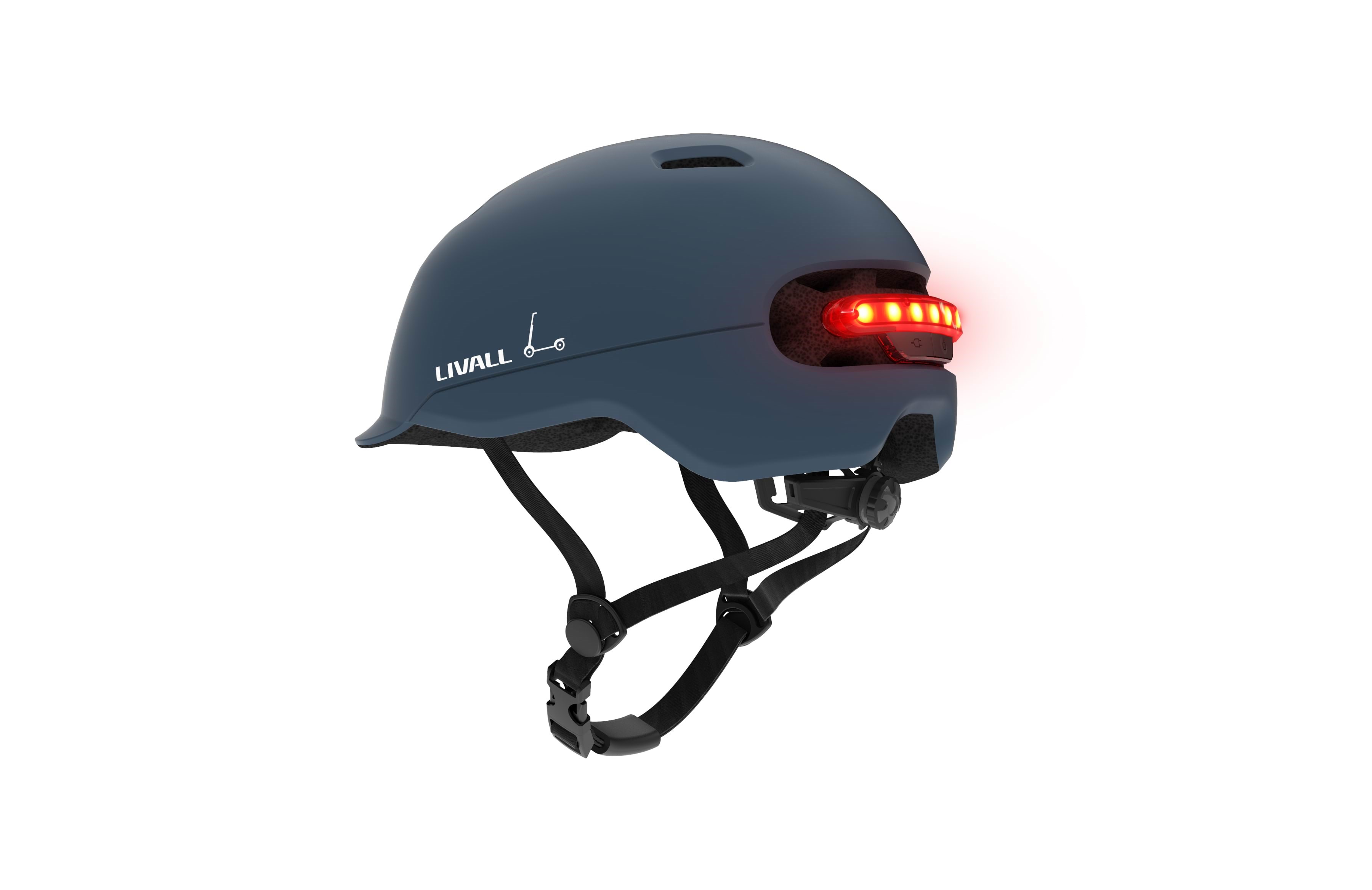 Livall C20 Smart Commuter Hjelm - Medium - Blå El Løbehjul 73940028