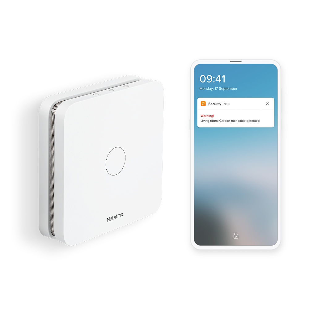 Netatmo Smart Kuliltealarm Smart Home NCO-EC