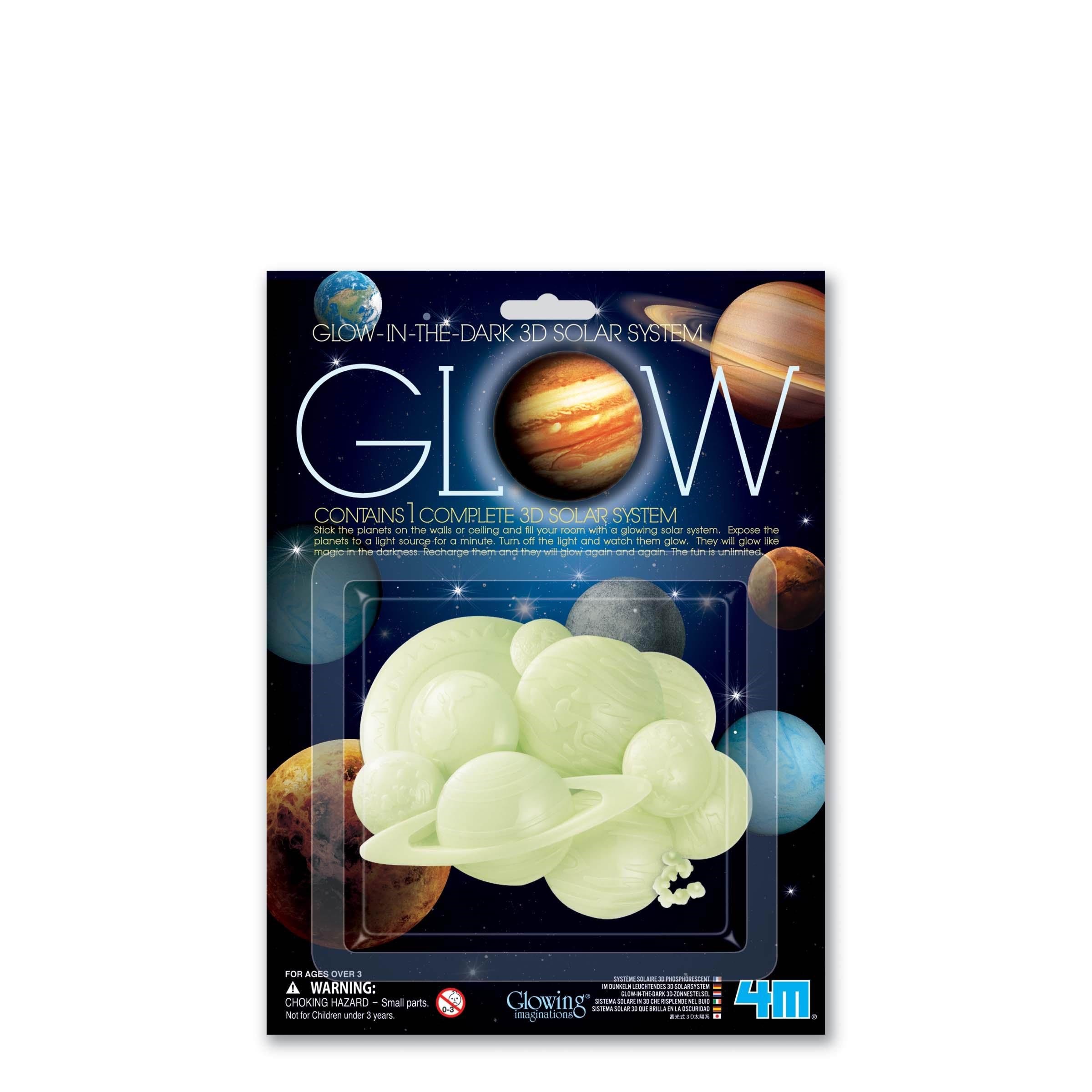 4M Glow 3D solar system Lærerigt Legetøj 4M-5423