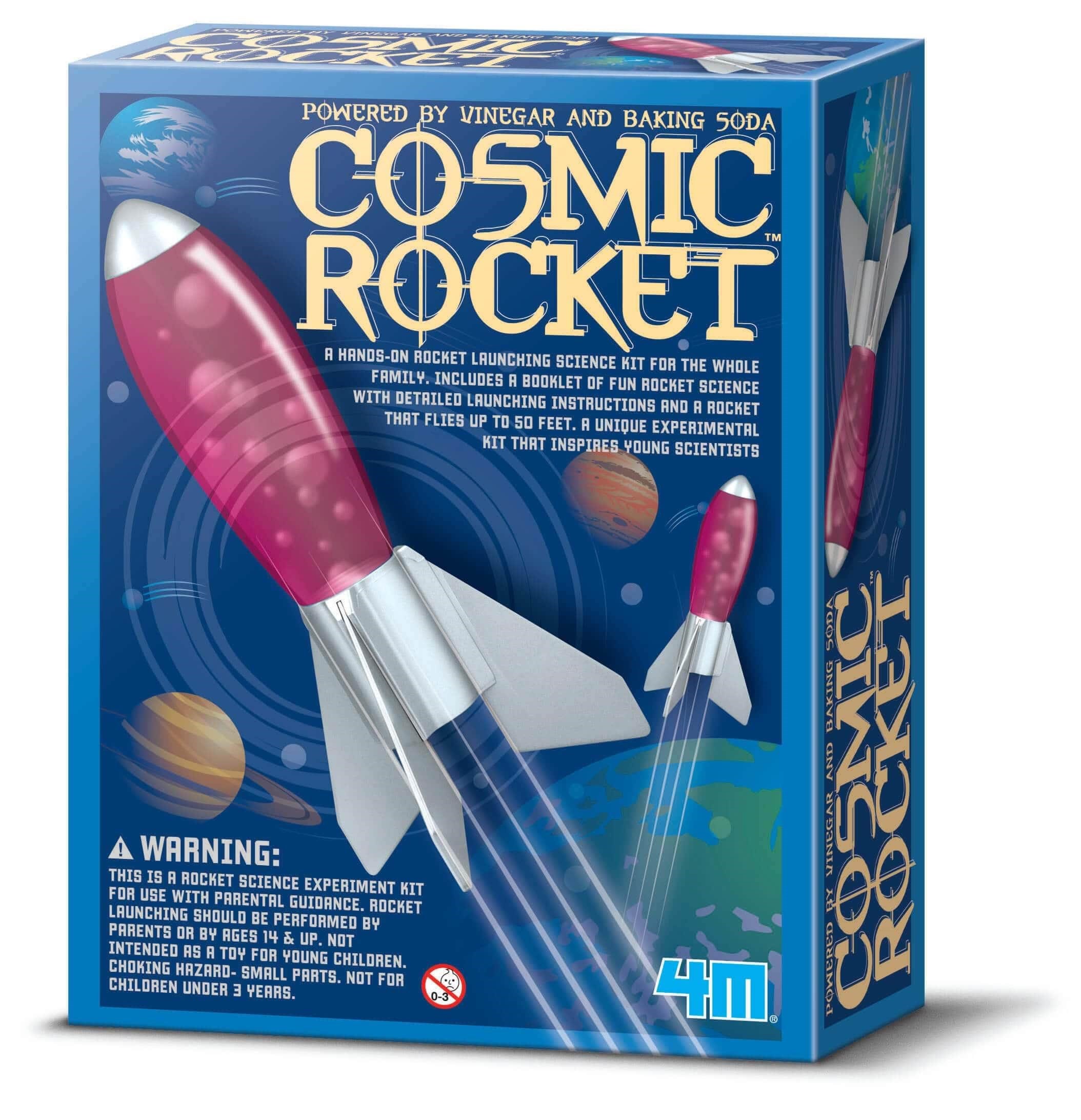 4M Kidz Labs/Cosmic rocket Lærerigt Legetøj 4M-3235