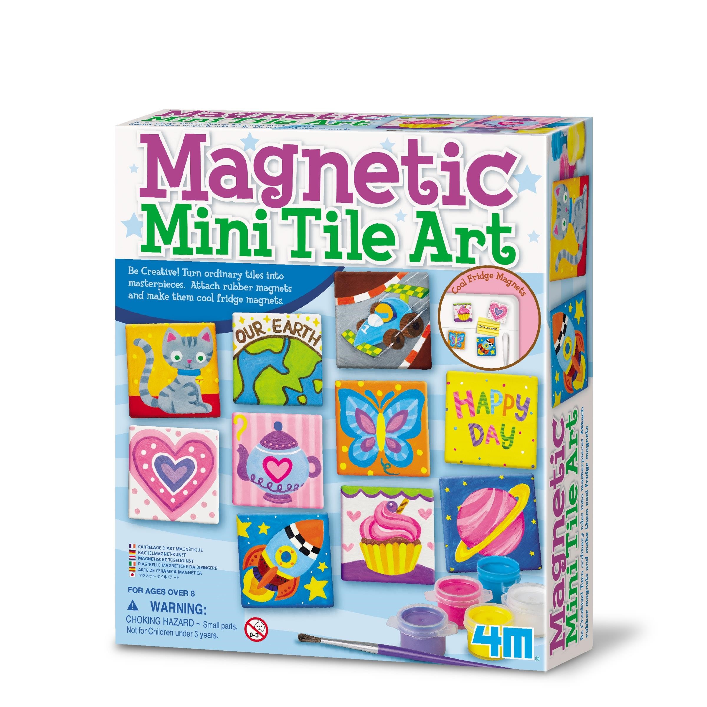 4M Magnetic mini tile art Lærerigt Legetøj 4M-4563