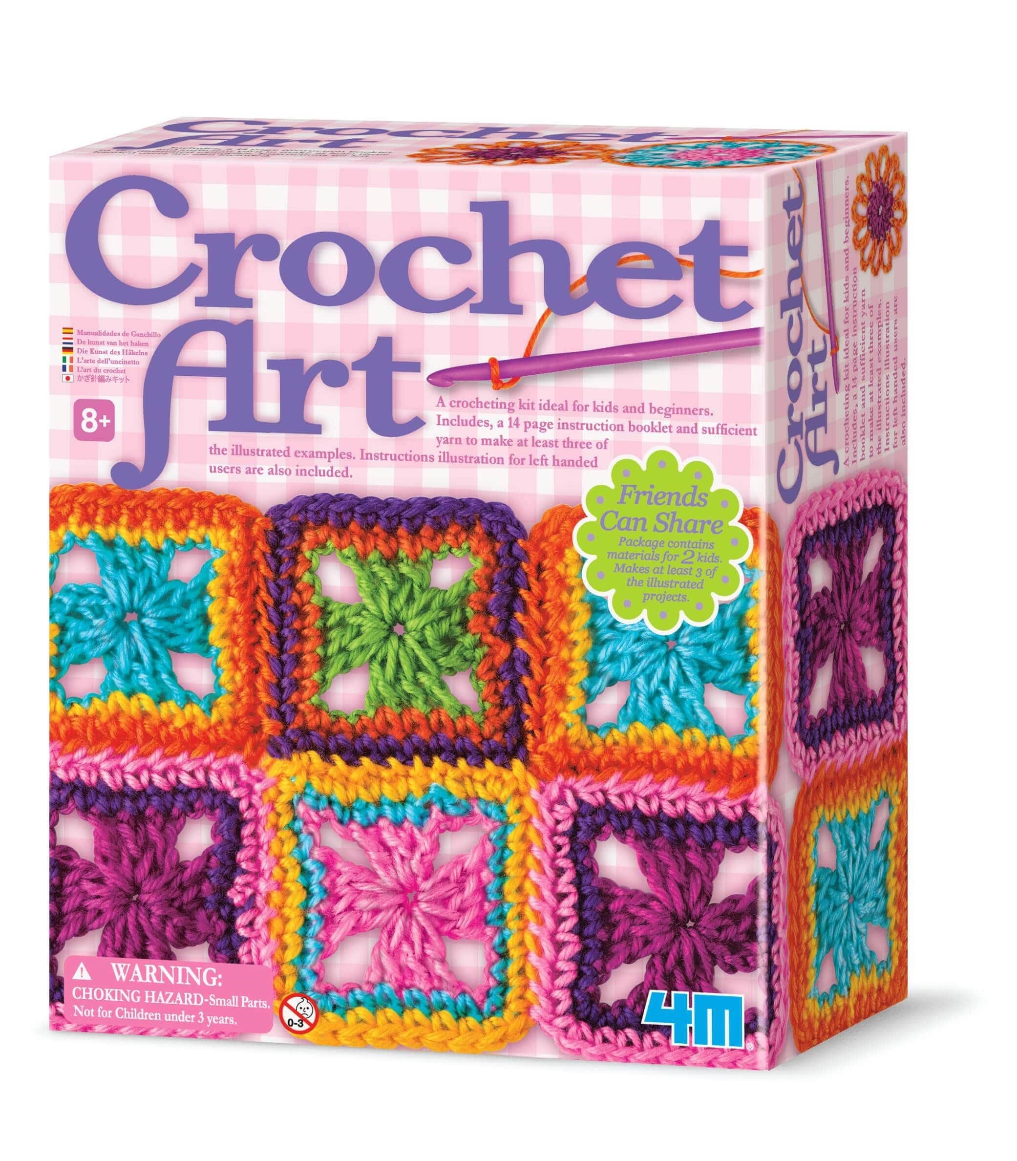 4M Knitting/Easy-to-do crochet Lærerigt Legetøj 4M-2737