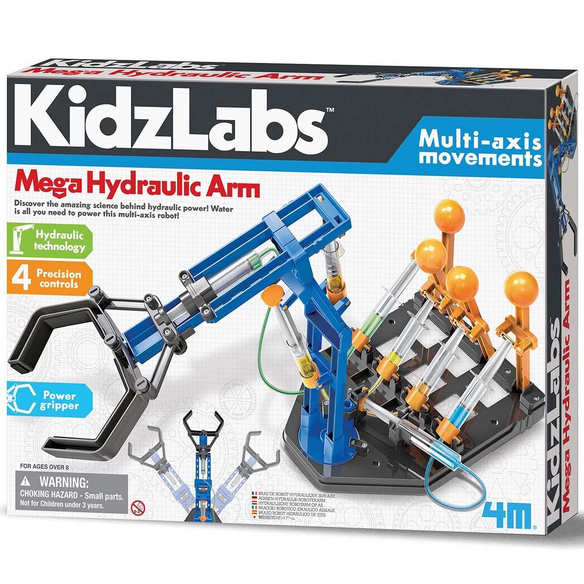 4M KidzLabs / Mega HydraulicArm Lærerigt Legetøj 4M-03427