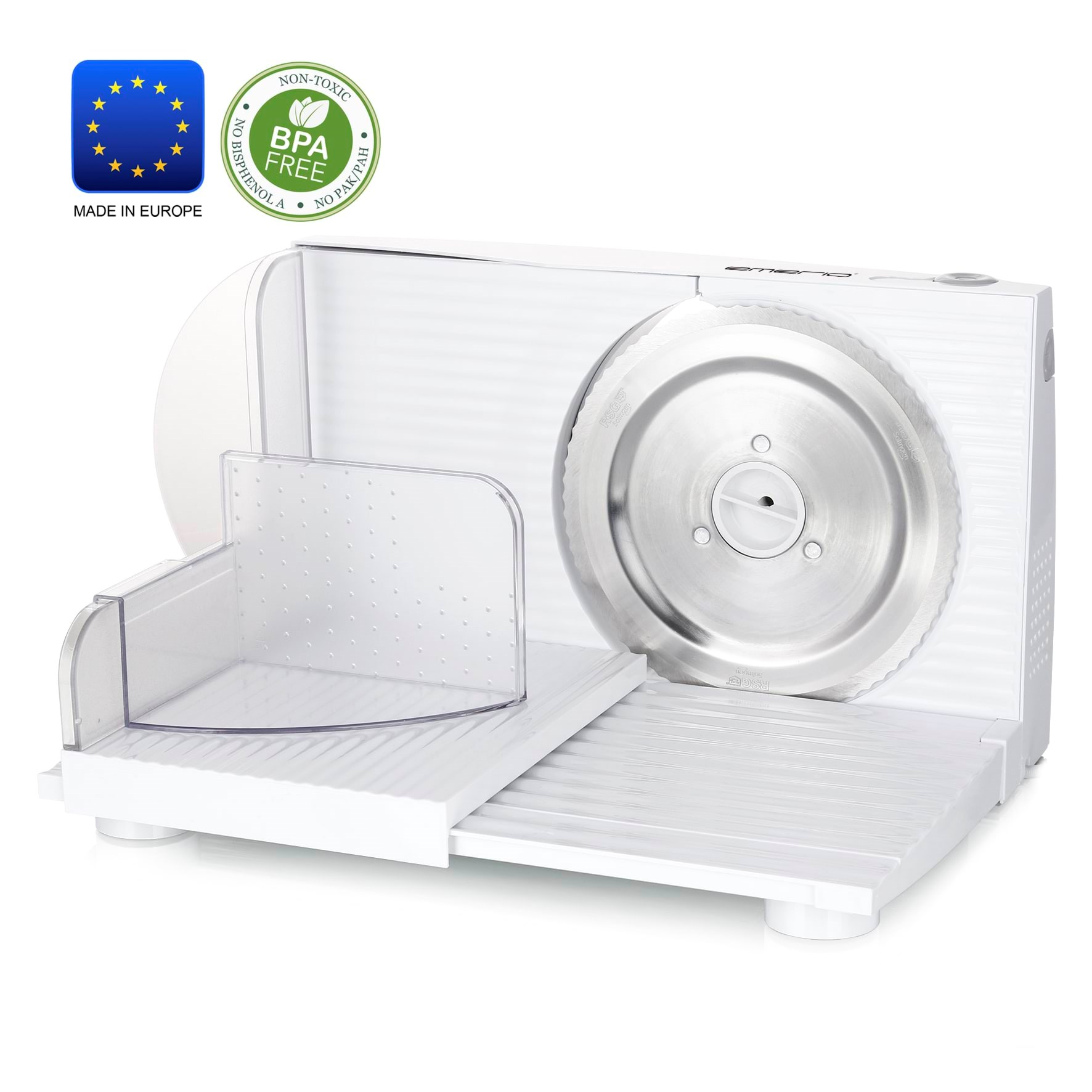 Emerio Pålægsmaskine Kød slicer - 100 W Pålægsmaskine MS-125000
