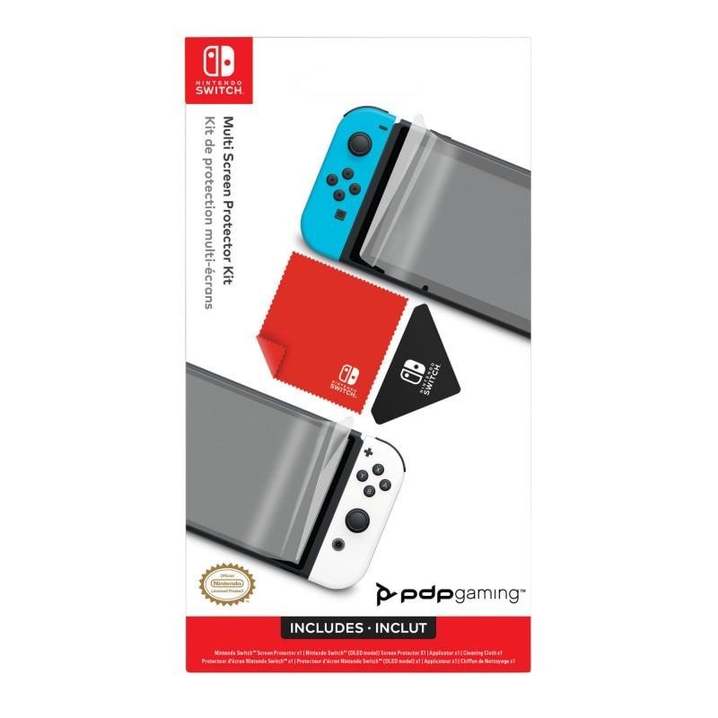 PDP Screen Protector Kit for Nintendo Switch + Switch OLED - Miscellaneous Tilbehør til spillekonsol - Nintendo Switch