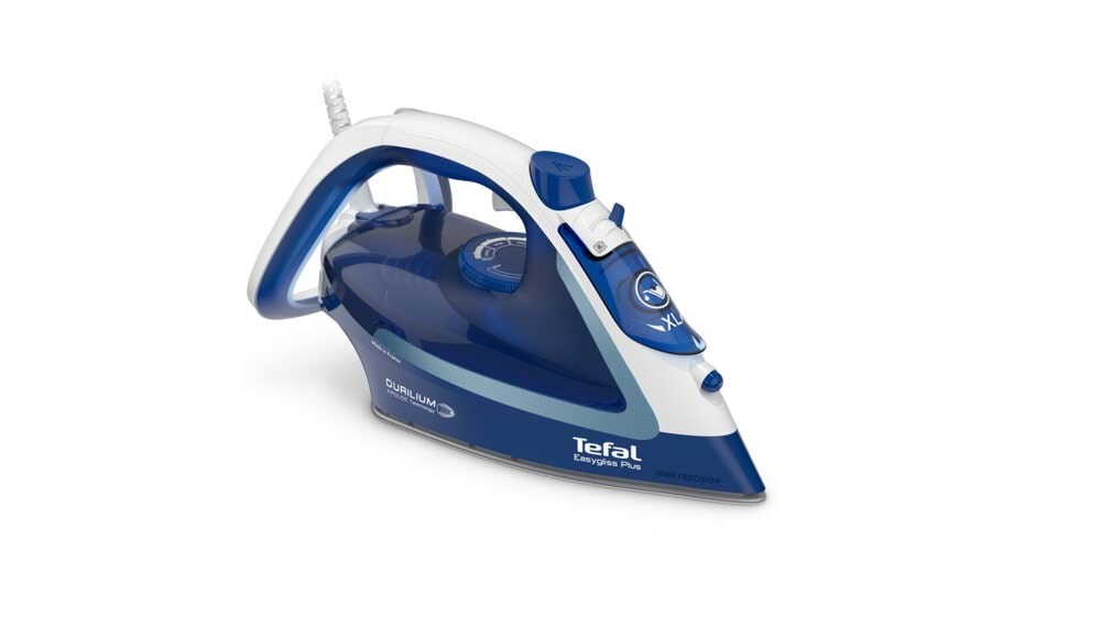 Tefal Dampstrygejern Easygliss Plus Blue Steam Iron FV5735E0 Dampstrygejern