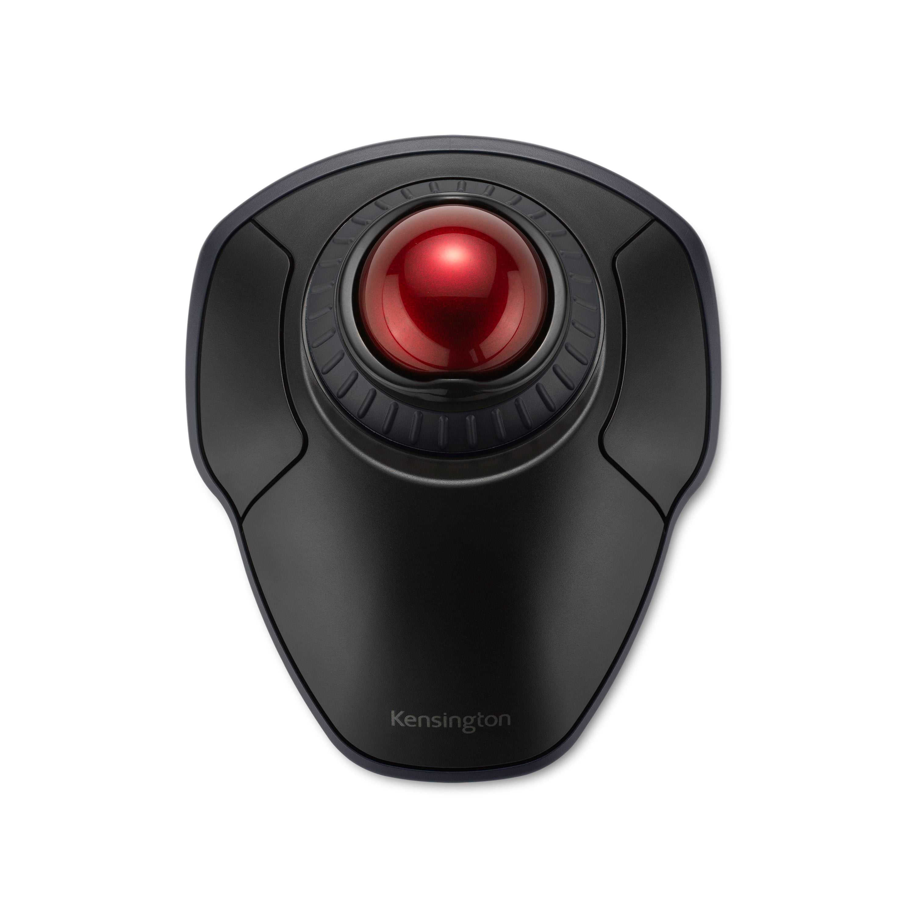 Kensington Orbit Wireless Trackball med Scroll Ring - Sort - Trackball - Sort