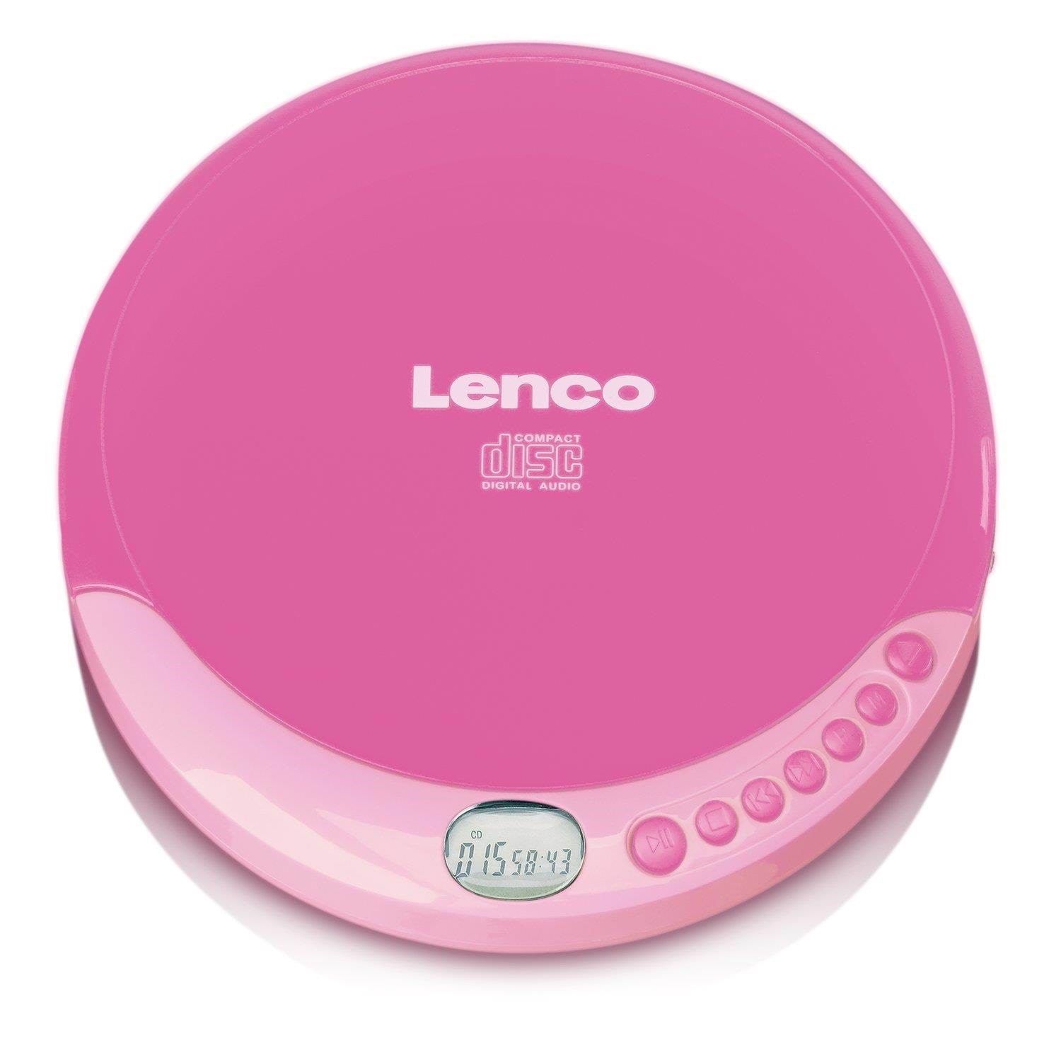 Lenco Portable CD player in pink Cd Afspiller CD-011PK