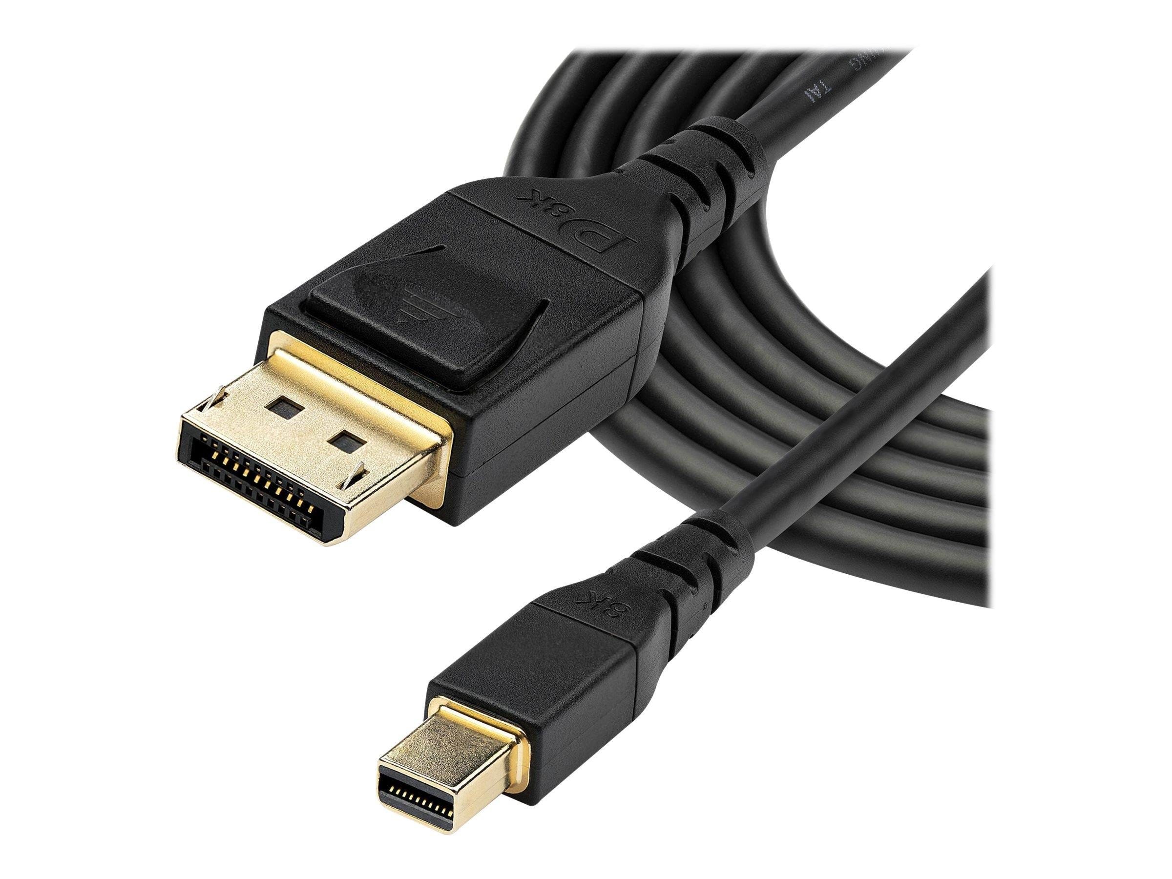 StarTech.com MiniDP - DP 1.4 Cable 1m Skærmkabel Sort DP14MDPMM1MB