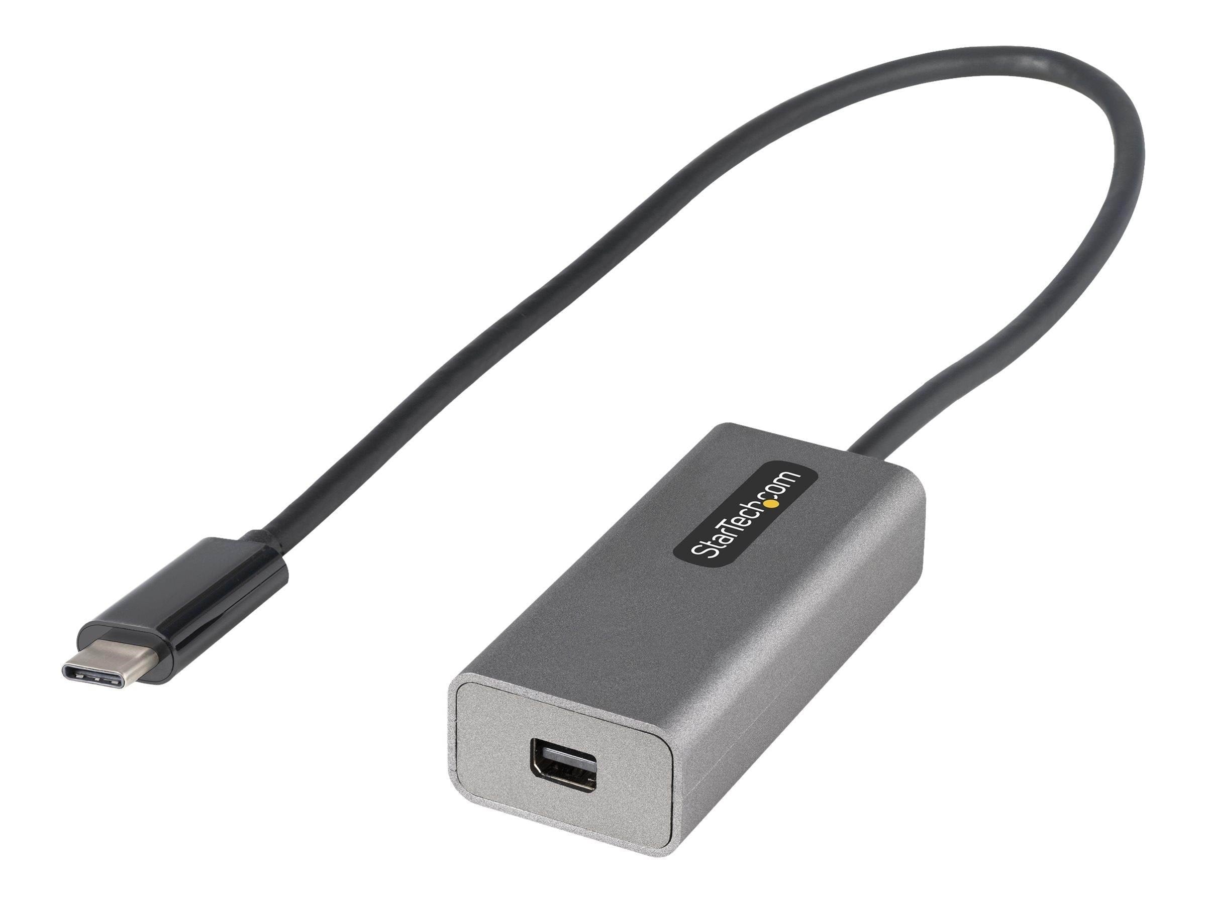 StarTech.com USB-C to Mini DP Adapter 4K60Hz Skærmkabel Grå CDP2MDPEC