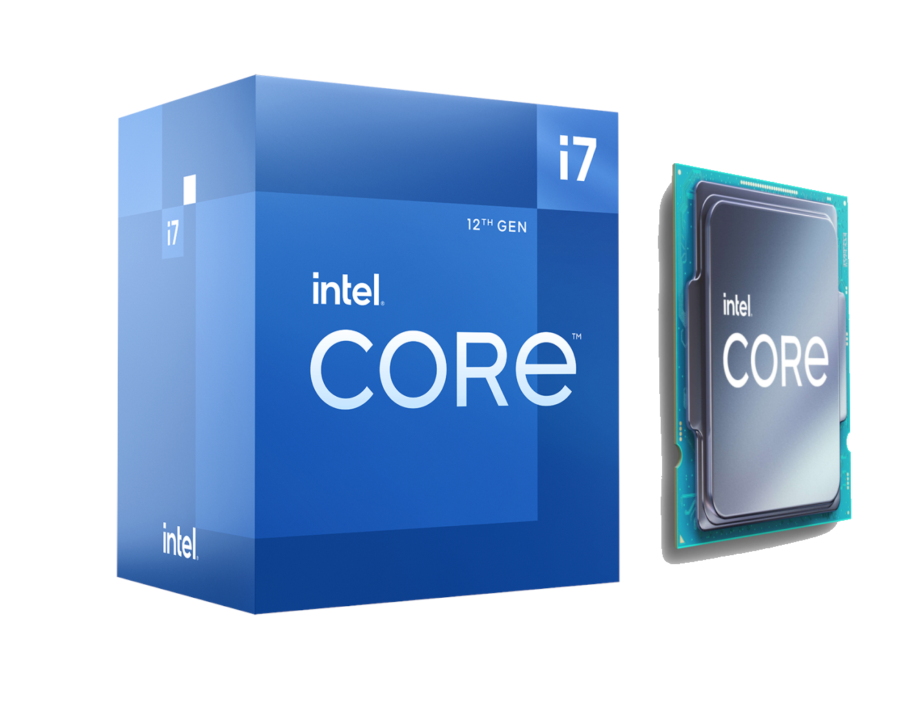 Intel Core i7-12700 Alder Lake CPU - 12 kerner - 2.1 GHz - Intel LGA1700 - Intel Boxed (med køler)