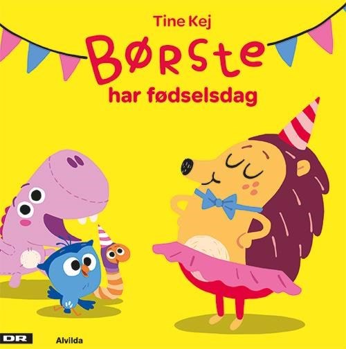 Minisjang - Børste har fødselsdag - Børnebog - Papbog Børnebog 9788741515526