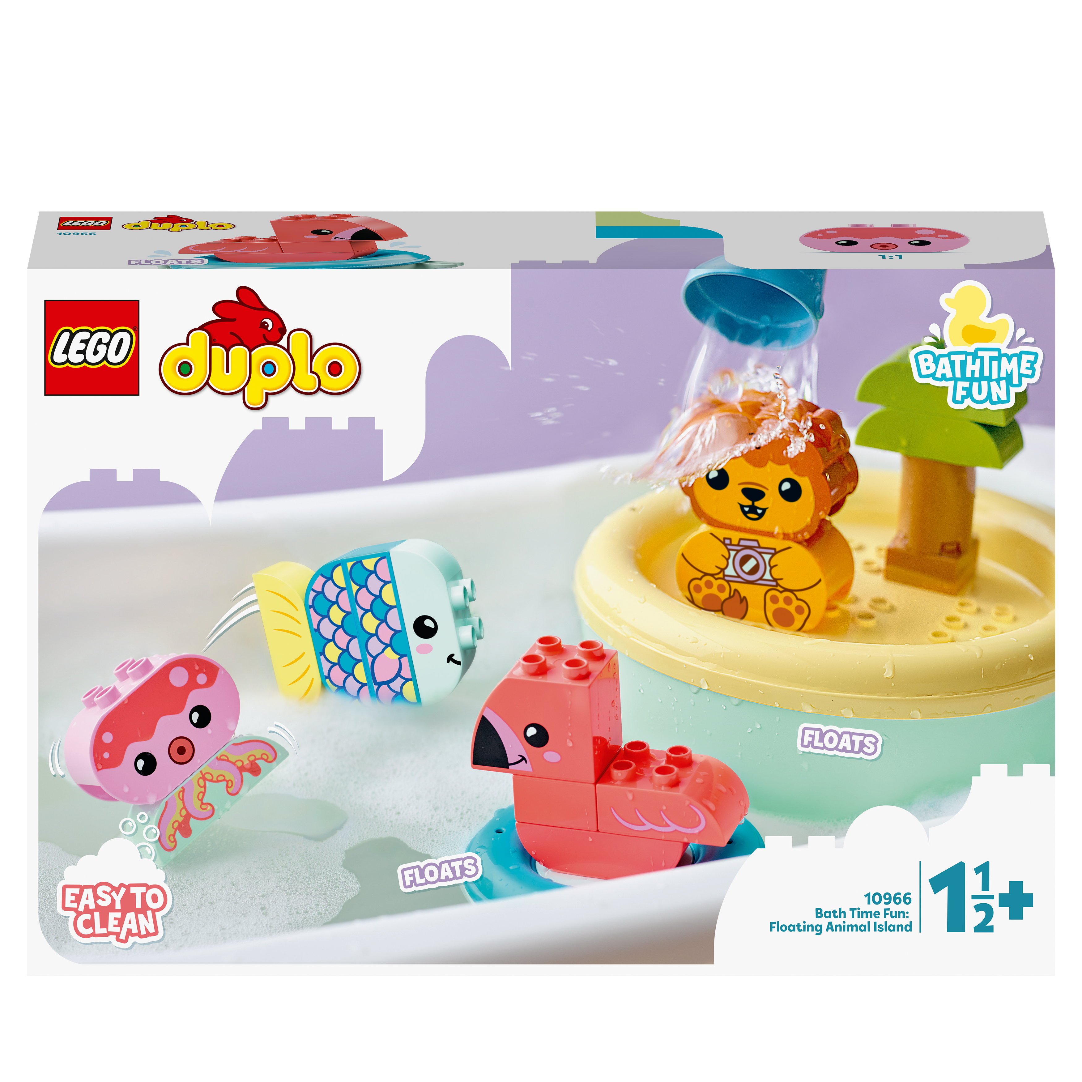 LEGO DUPLO 10966 Sjov i badet: Flydende dyreø