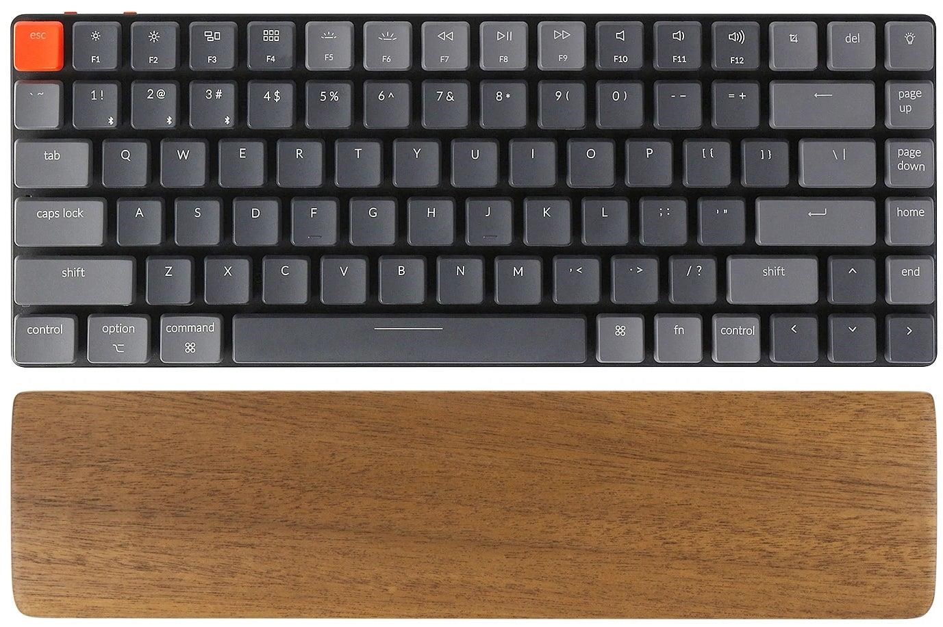 Keychron Walnut Wood Palmrest for K3 / K7 - Håndledsstøtte - Brun Tastatur PR4