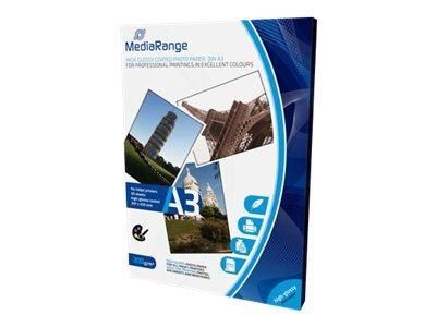 MediaRange - photo paper - high-glossy - 50 sheet(s) - A3 - 200 g/m² Fotopapir MRINK109