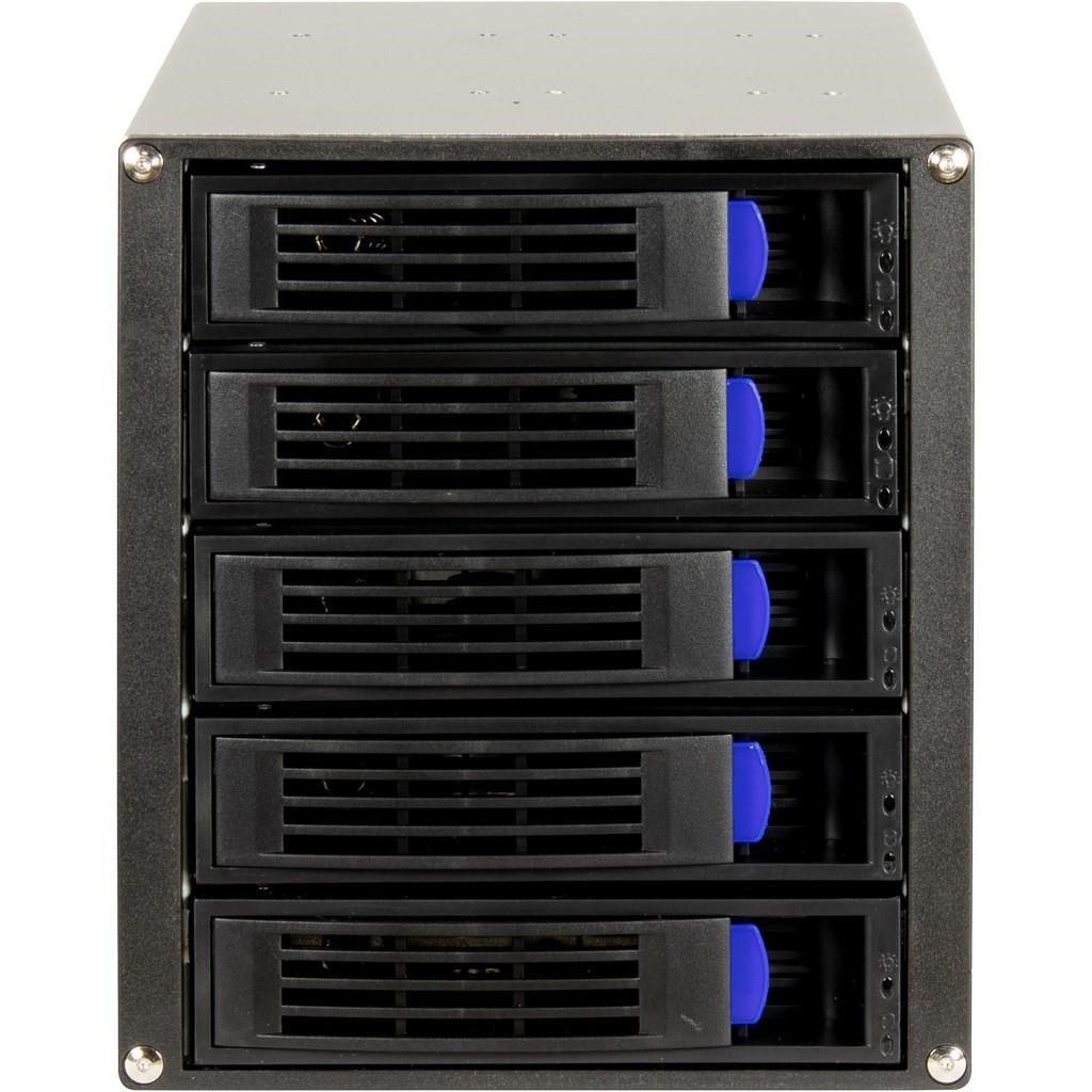 Inter-Tech ST-5255 5-Bay Removable Hard Drive Rack Rackskab 88887370
