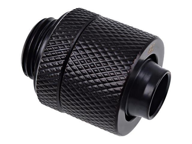 Alphacool Eiszapfen Connector Series Straight Socket 13/10mm Custom Vandkøling Sort 17226