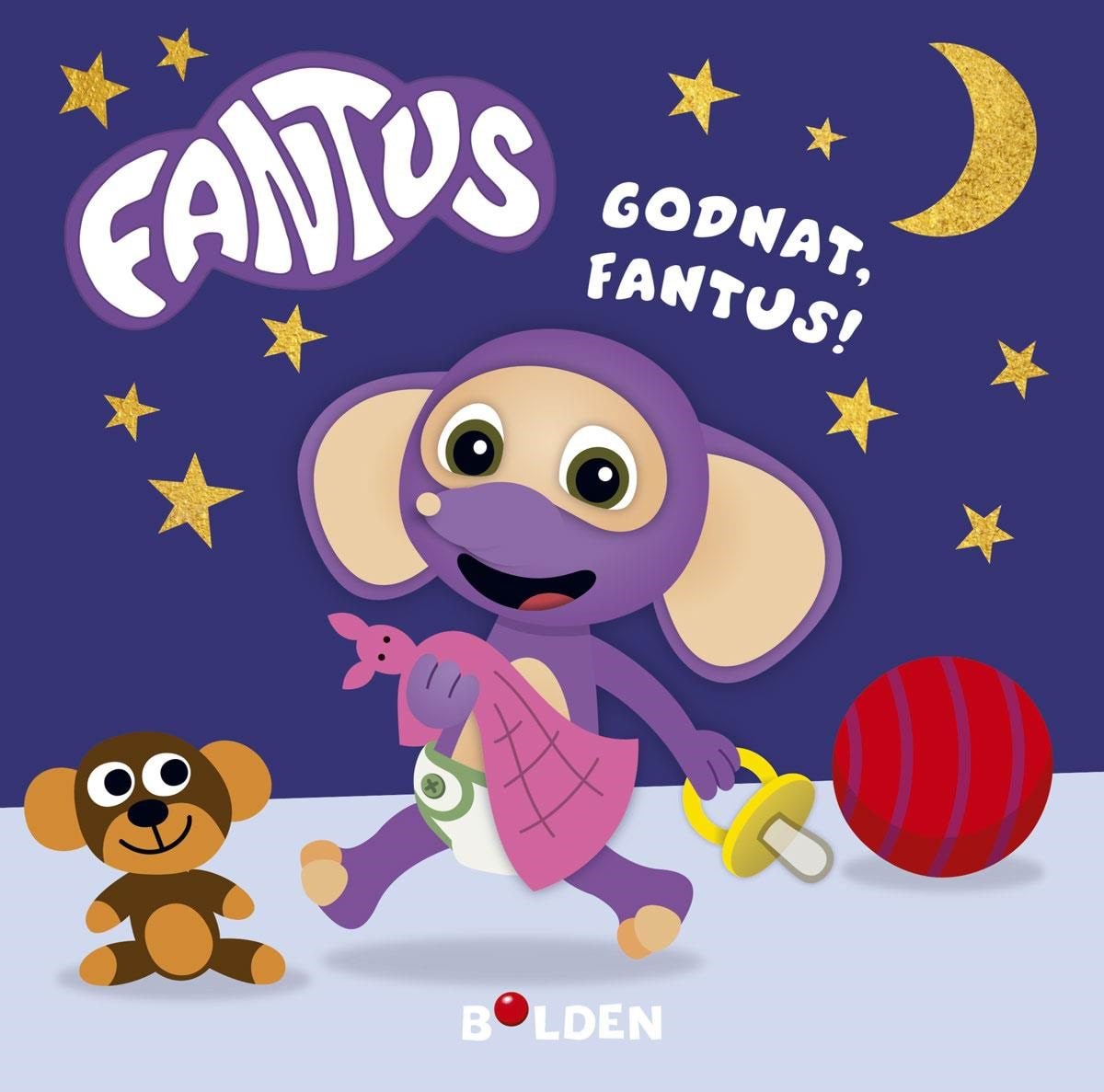 Fantus - Godnat Fantus! - Børnebog - Hardcover Børnebog 9788772056449