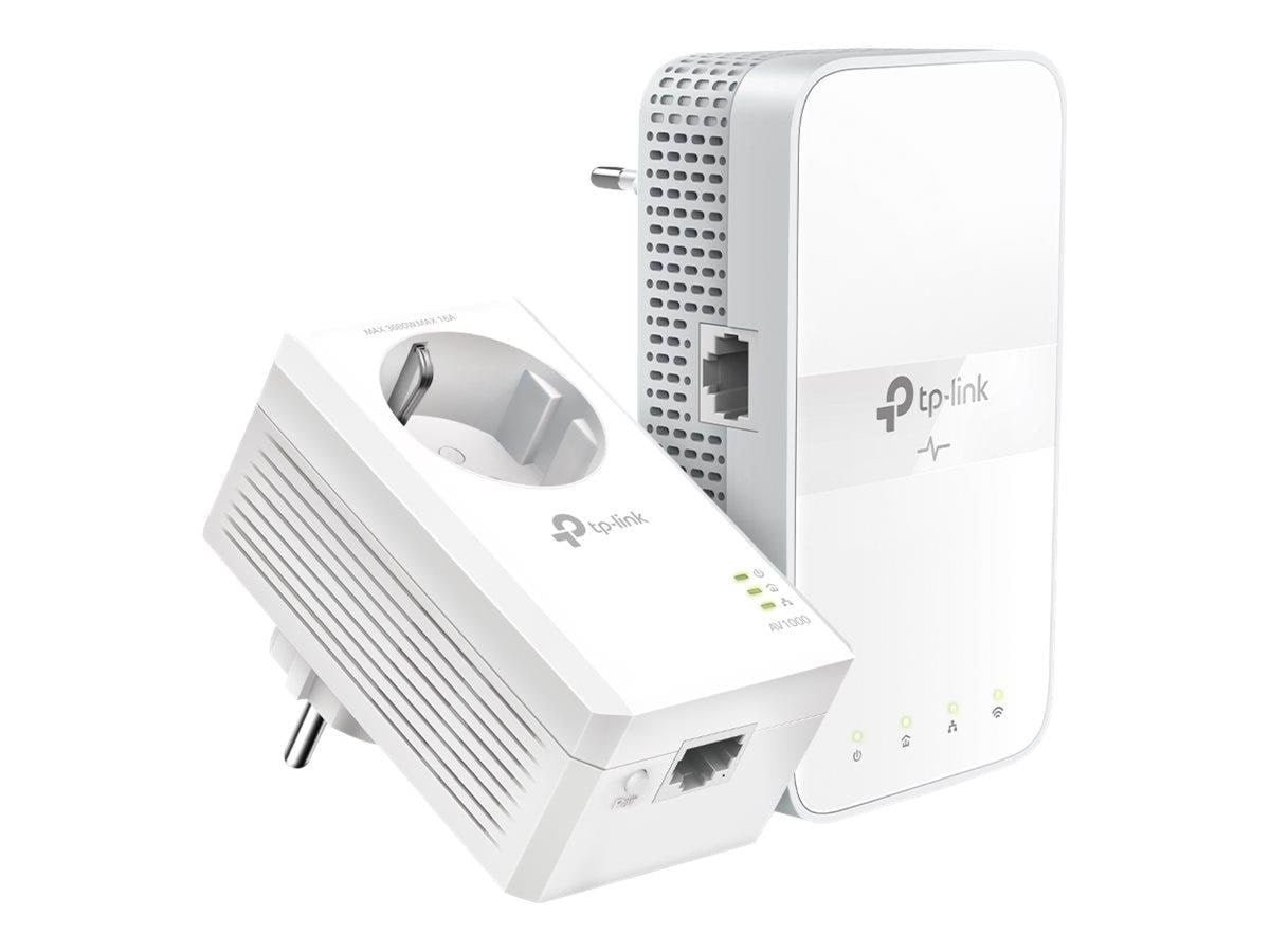 TP-Link TL-WPA7617 KIT AV1000 Gigabit Passthrough Powerline ac Wi-Fi Kit Homeplug / PowerLine